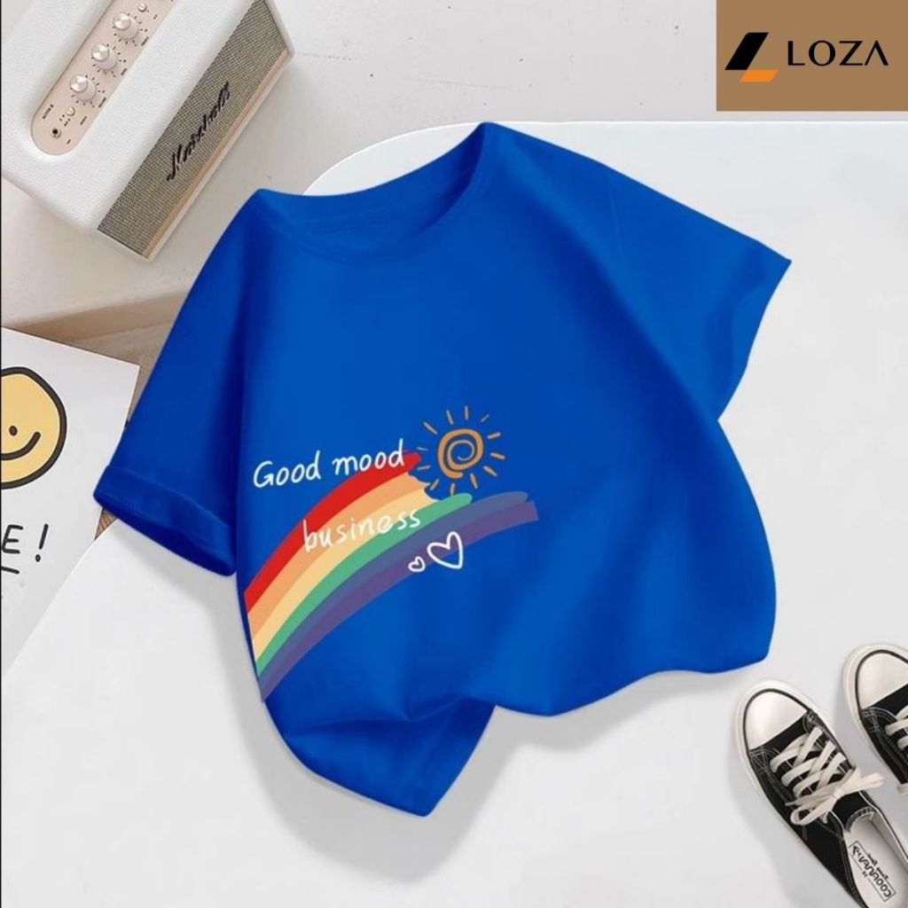 Áo thun trẻ em in hình Cầu Vồng - Loza Kids AT2423_thumbnail_0