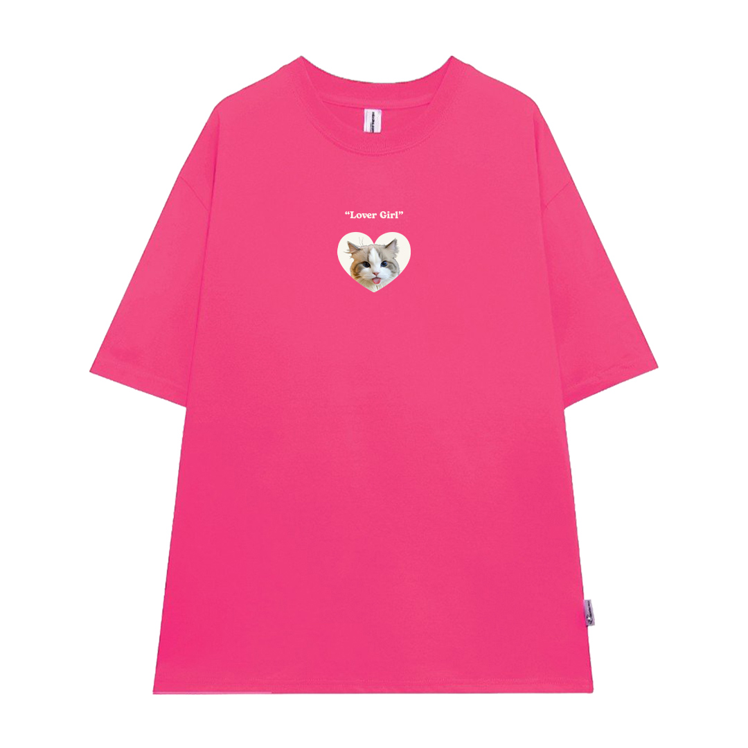 Áo thun cặp nam nữ LOVER form rộng 1956 Miucho cổ tròn vải 4c cotton 220gsm thoáng mát in mix_thumbnail_9