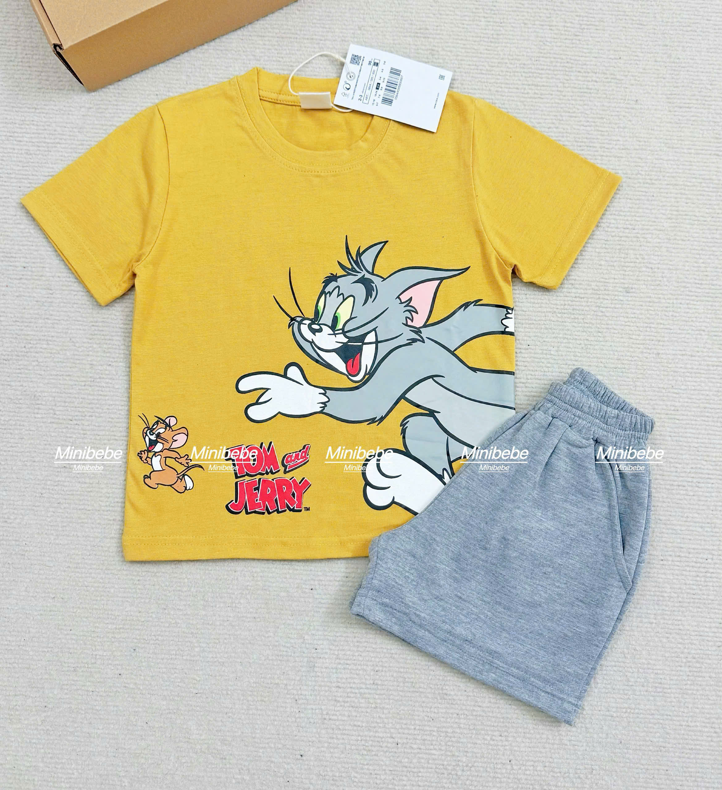 T68 BỘ CỘC ÁO VÀNG TOM AND JERRY MÃ 2- A117.1554