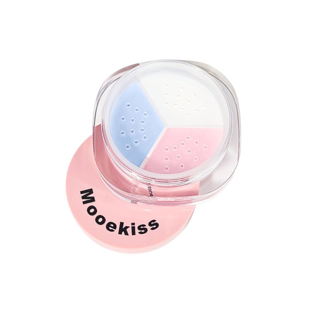 [MOOEKISS] Phấn phủ bột 3 màu Mooekiss Glam Up Tri-tone 7.5g