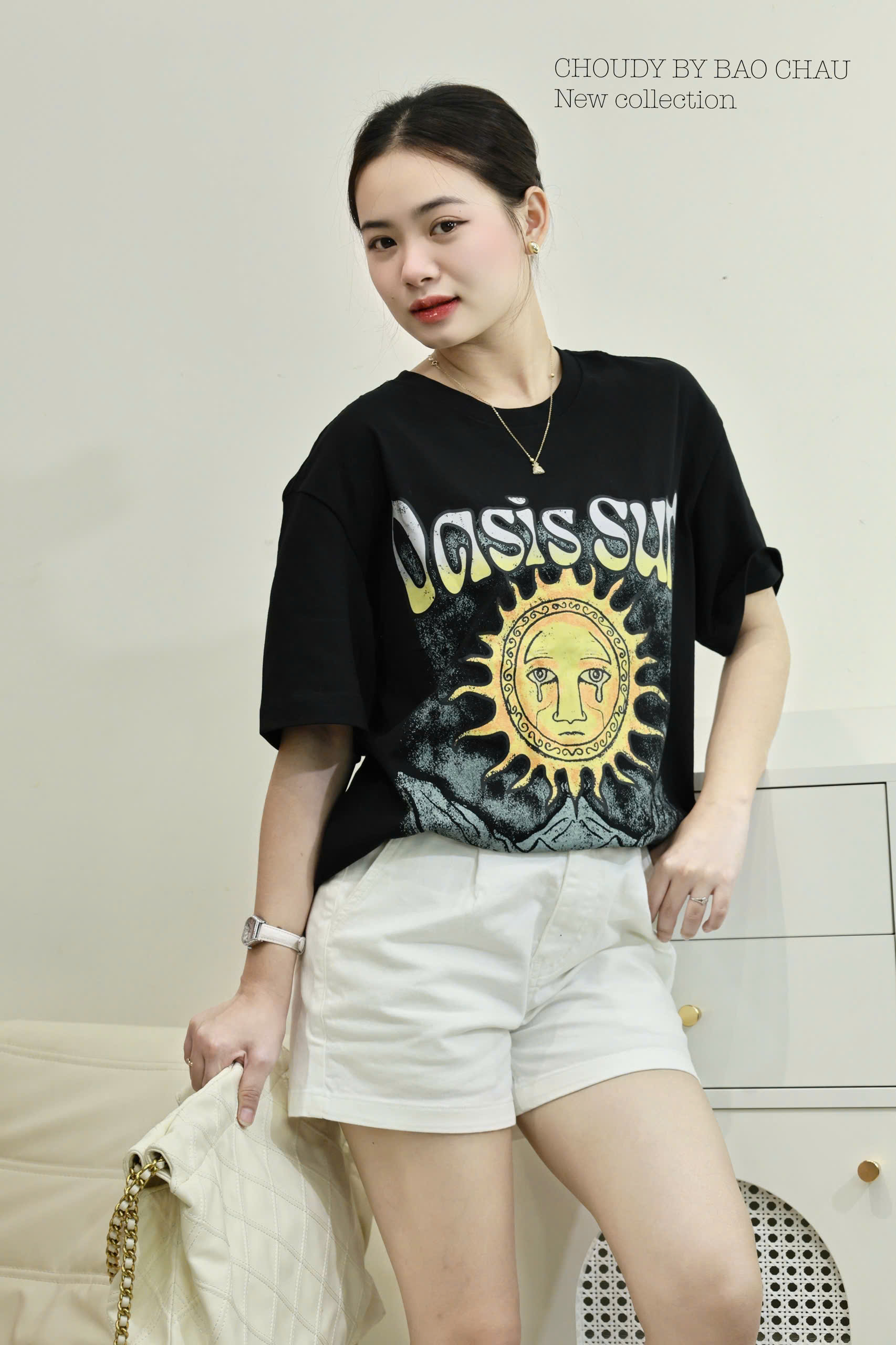 U558 QUẦN SHORT JEAN TRẮNG