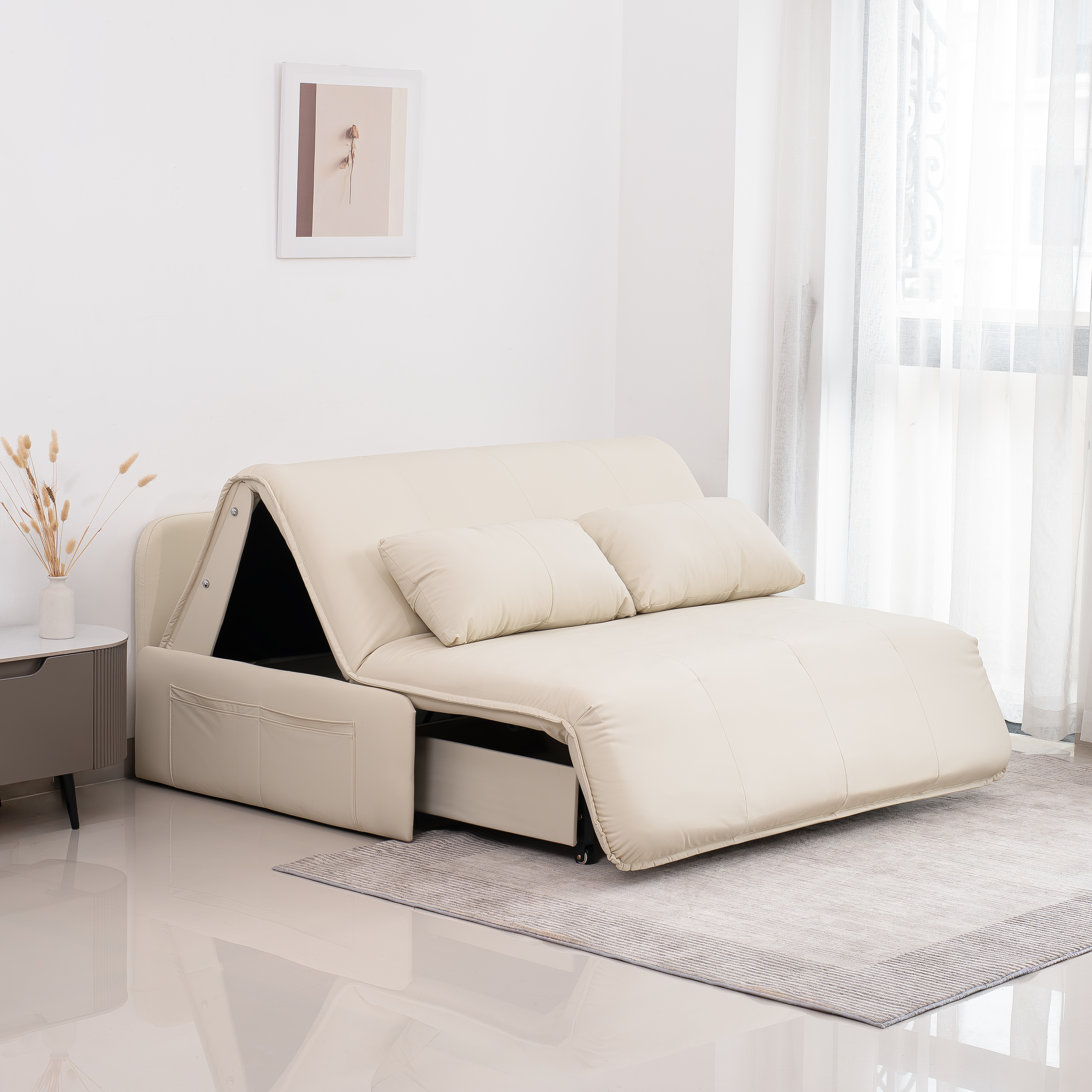 Khoảng cách giữa sofa giường điện và tường nên đặt cách bao nhiêu ?