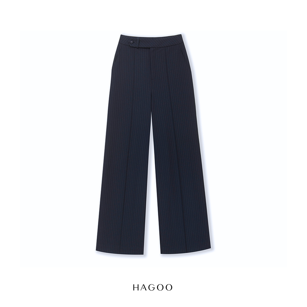 Quần suông kẻ cạp quai nhê HAGOO_thumbnail_6