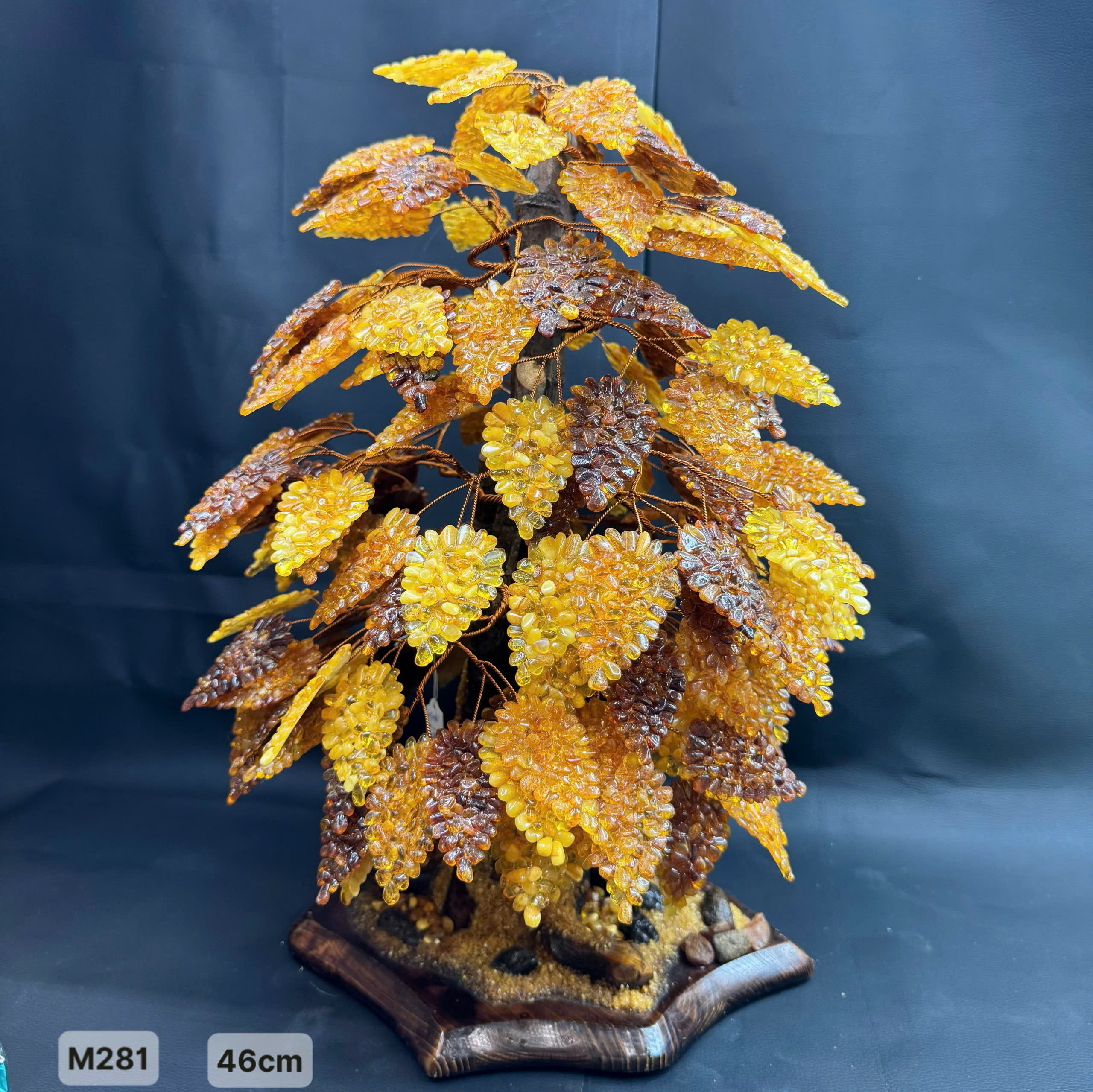 Cây Hổ Phách Tự Nhiên Cao 46cm - M281