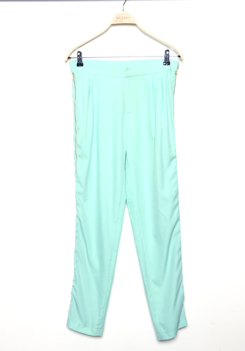 Quần Suông cạp tiêu chuẩn vải Tuytxi dày màu vàng nhạt_thumbnail_2