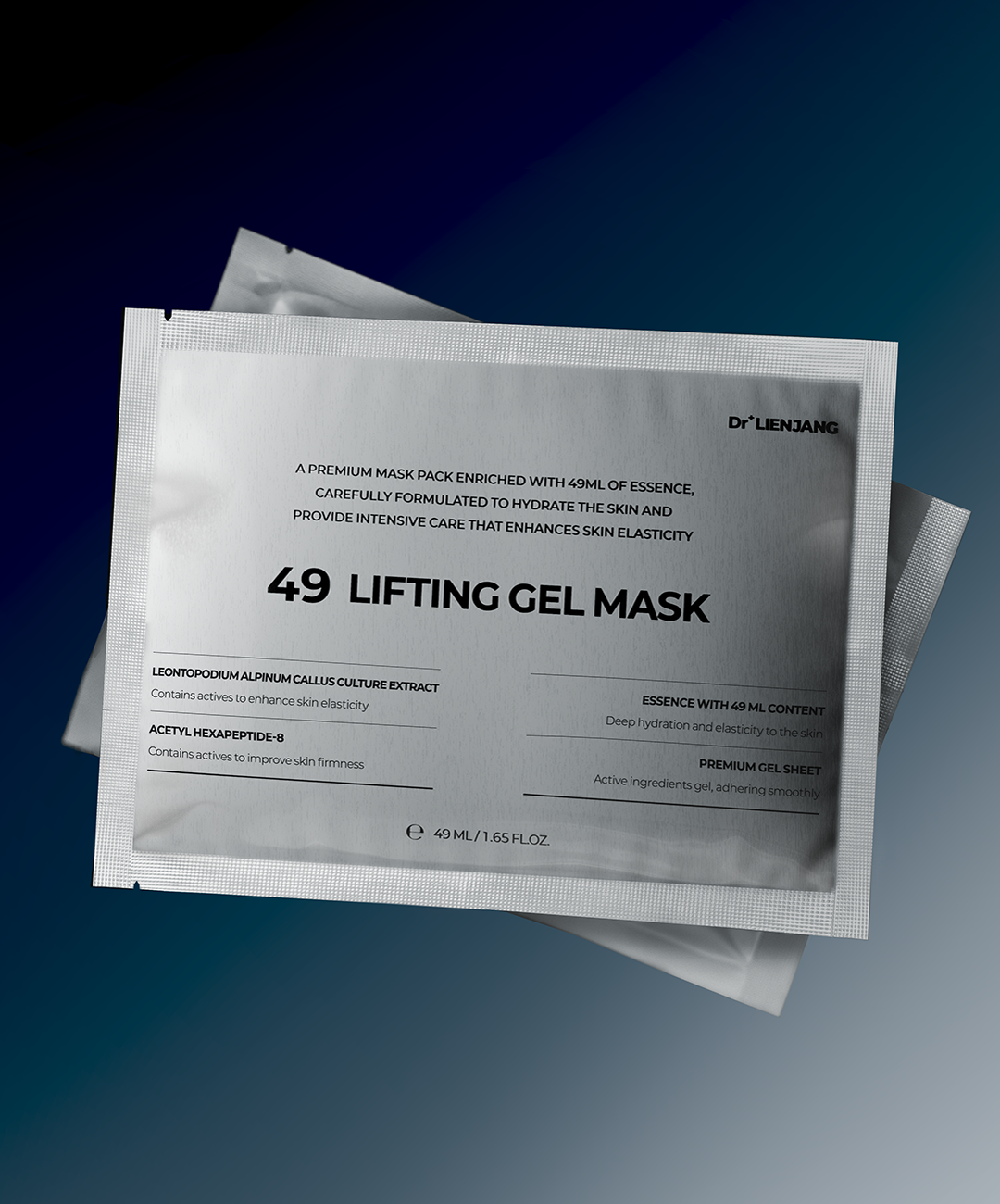 DR LIENJANG 49 LIFTING GEL MASK - Mặt Nạ Lai Gel Cao Cấp Nâng Cơ & Tăng Đàn Hồi Da - Chiết Xuất Tế Bào Gốc Callus, Peptalagen Complex, 10 Hyaluronic Acid - 49ml x 5 - [DLJ008]_thumbnail_5