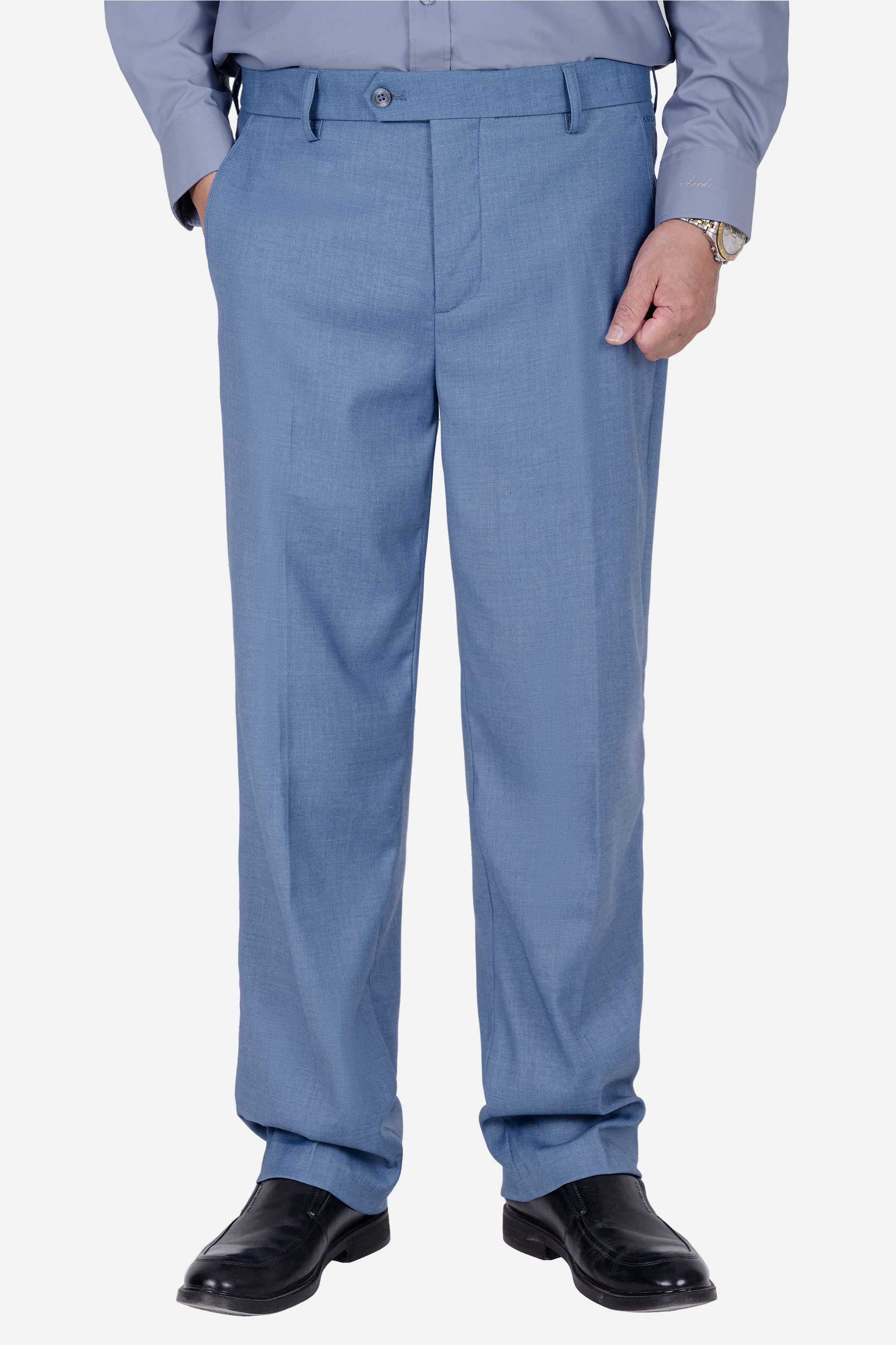 Quần Âu 0 Li Nam Trung Niên ANCHI Chất Liệu Tuytsi Siêu Nhẹ Phom Suông Ống Rộng_thumbnail_20