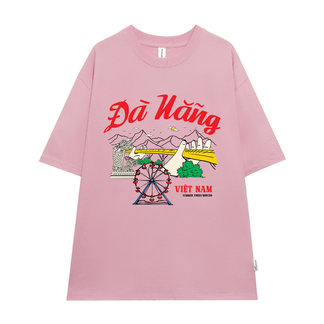 Áo thun du lịch Đà Nẵng ATD1262 Miucho vải cotton thoáng mát in mix_thumbnail_5