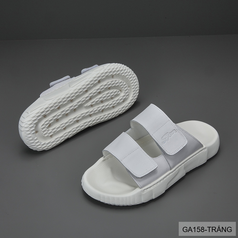 GA158 - Dép Nam Đế Dày Thời Trang Dây Dán Velcro Chất Liệu Da Bò Thoáng Khí_thumbnail_11