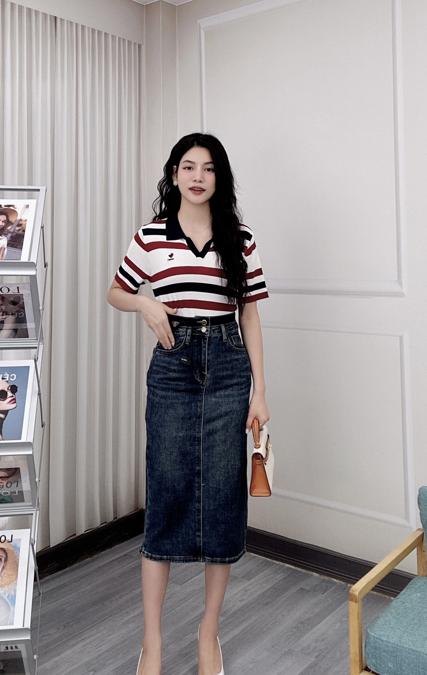 Áo Len Polo Kẻ Ngang To Trẻ Trung, Năng Động _thumbnail_2