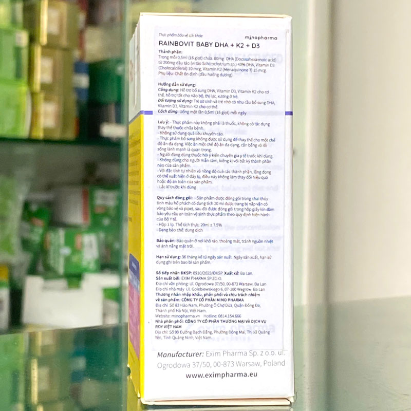 Rainbovit Baby DHA + K2 + D3 - 20 ml_thumbnail_3