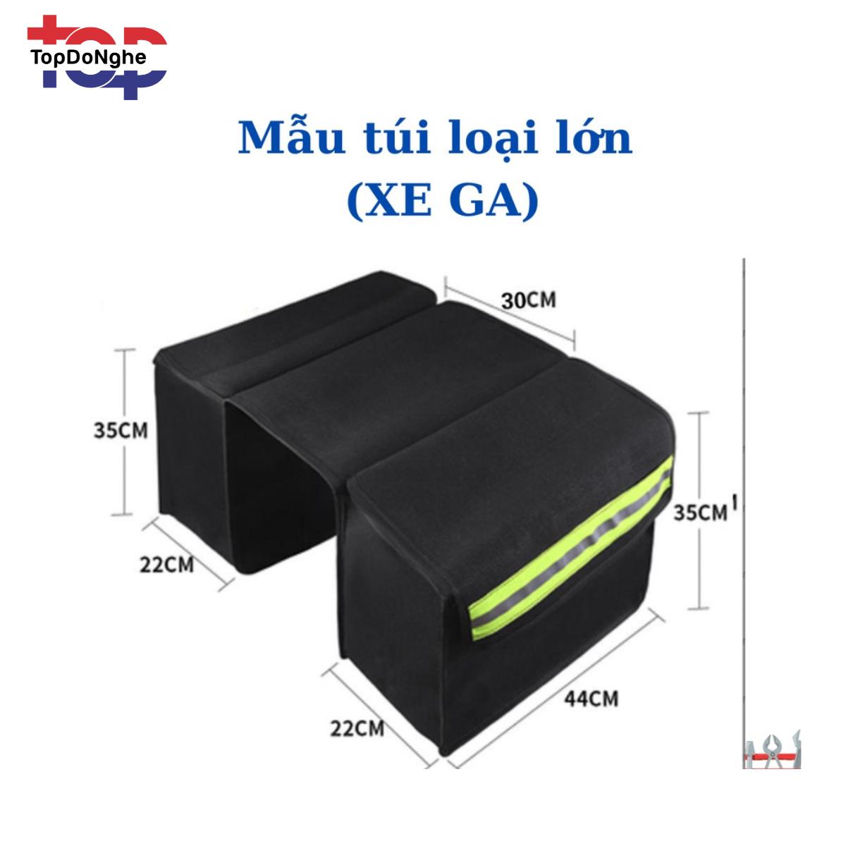 Túi đựng đồ nghề trên xe máy, đựng vật tư đồ nghề sửa chữa lắp đặt điện nước đai  đeo lạnh