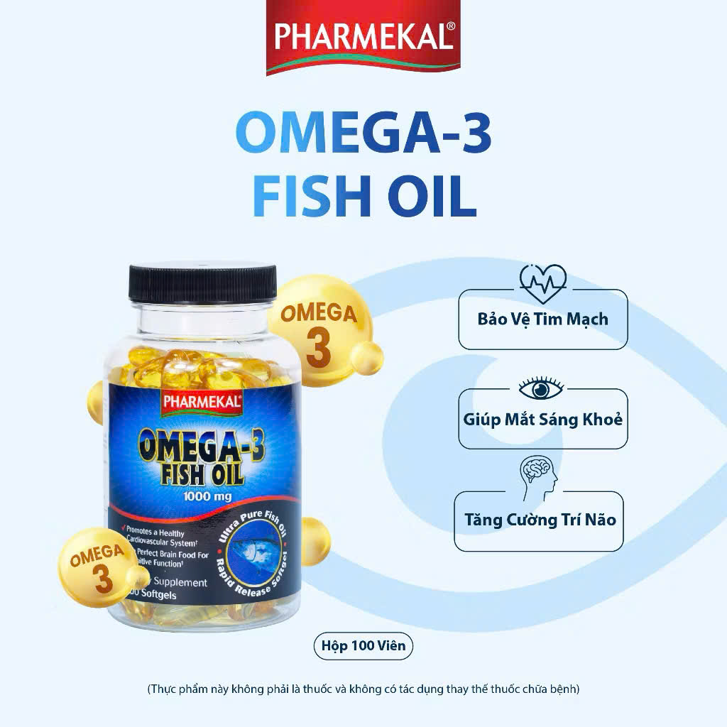 Dầu Cá Pharmekal Omega-3 Fish Oil 100 Viên_thumbnail_9