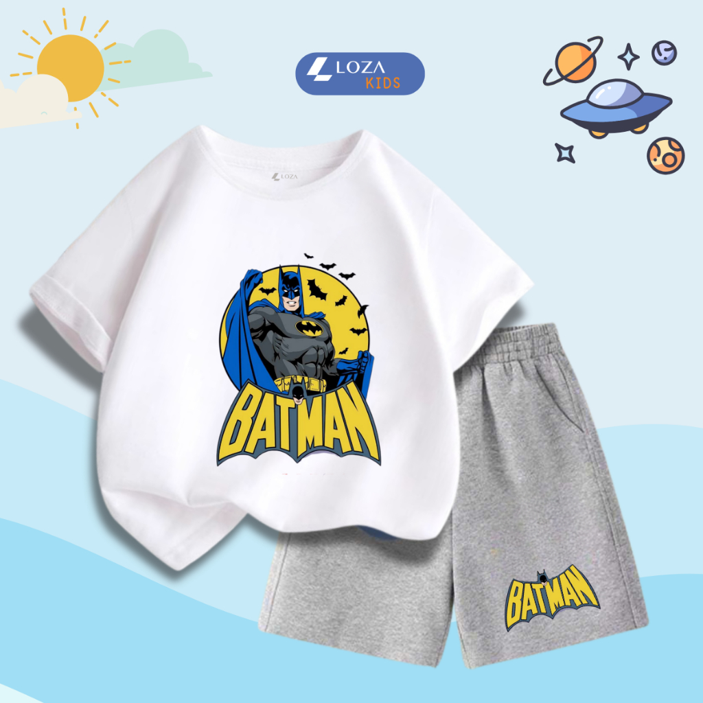 Set bộ bé trai in hình 'Mavel - Batman' - Loza Kids SB340_thumbnail_1