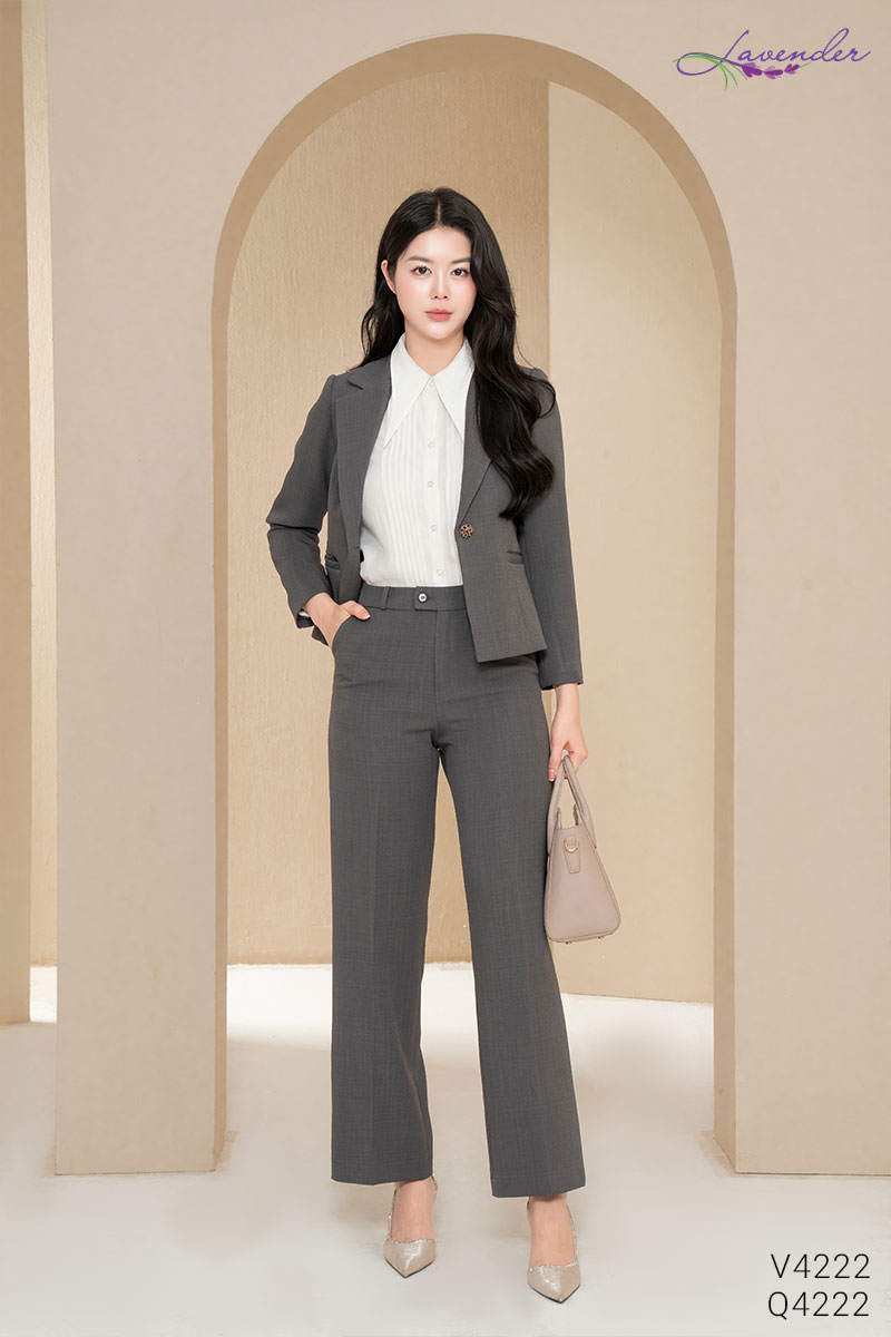 Áo vest 1 cúc dáng xuông V4222_thumbnail_8