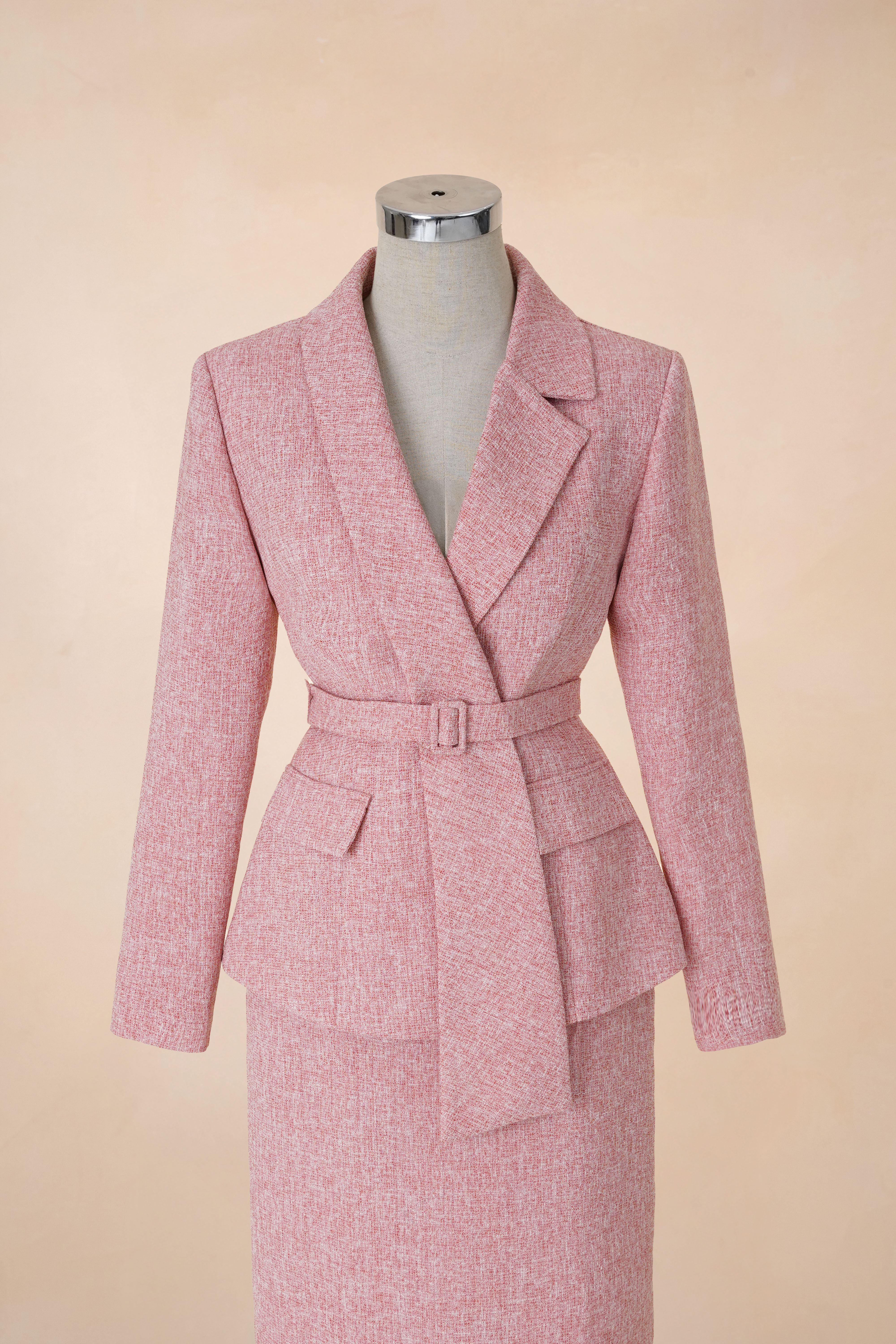 Áo Vest Tiêu Nắp Túi Đai Eo