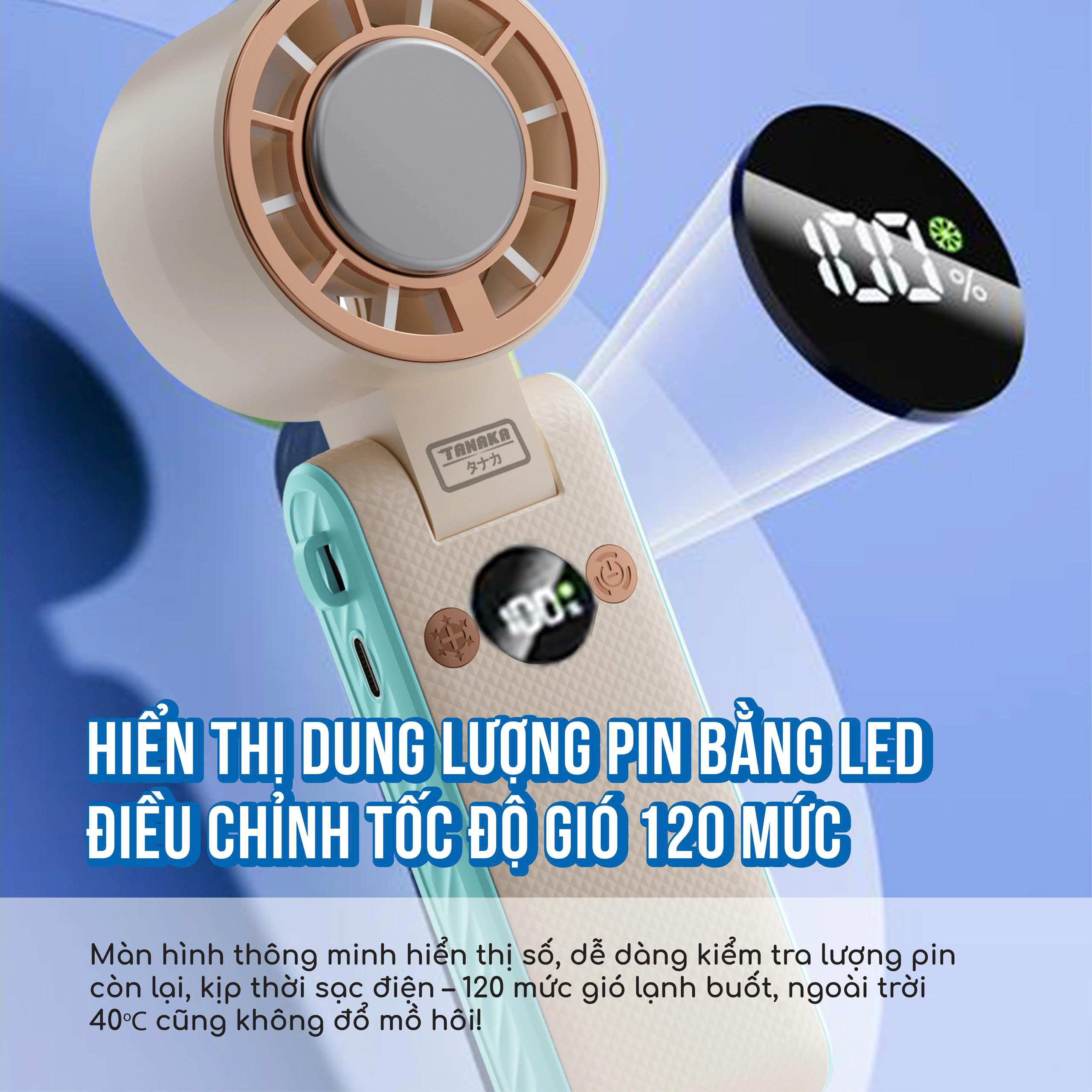 Quạt Cầm Tay Tanaka  Ice Cooling TEC_thumbnail_5