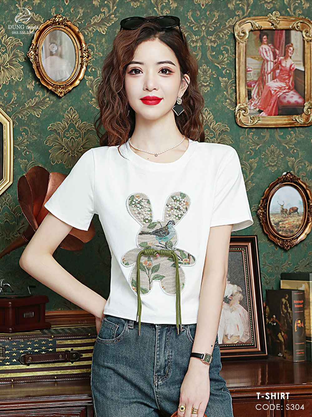 Áo Thun Quảng Châu S304 Trắng 9085_thumbnail_5