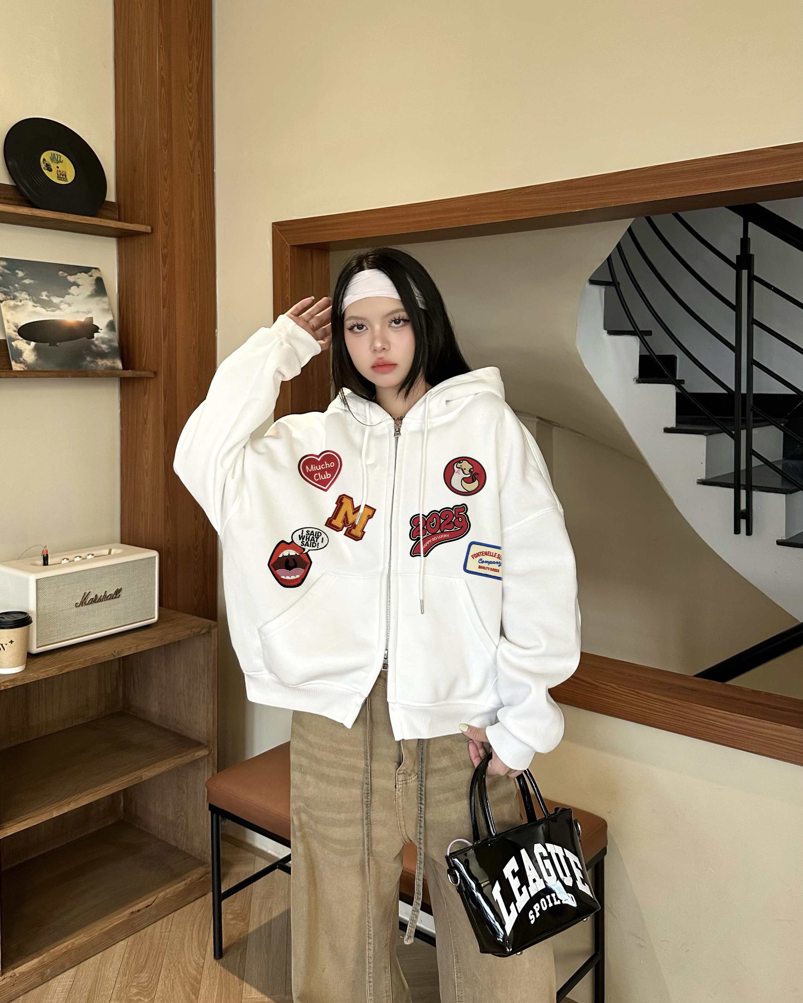 Áo hoodie zip nam form boxy 1884 Miucho Club chất vải nỉ bông dày dặn mịn in mix_thumbnail_3