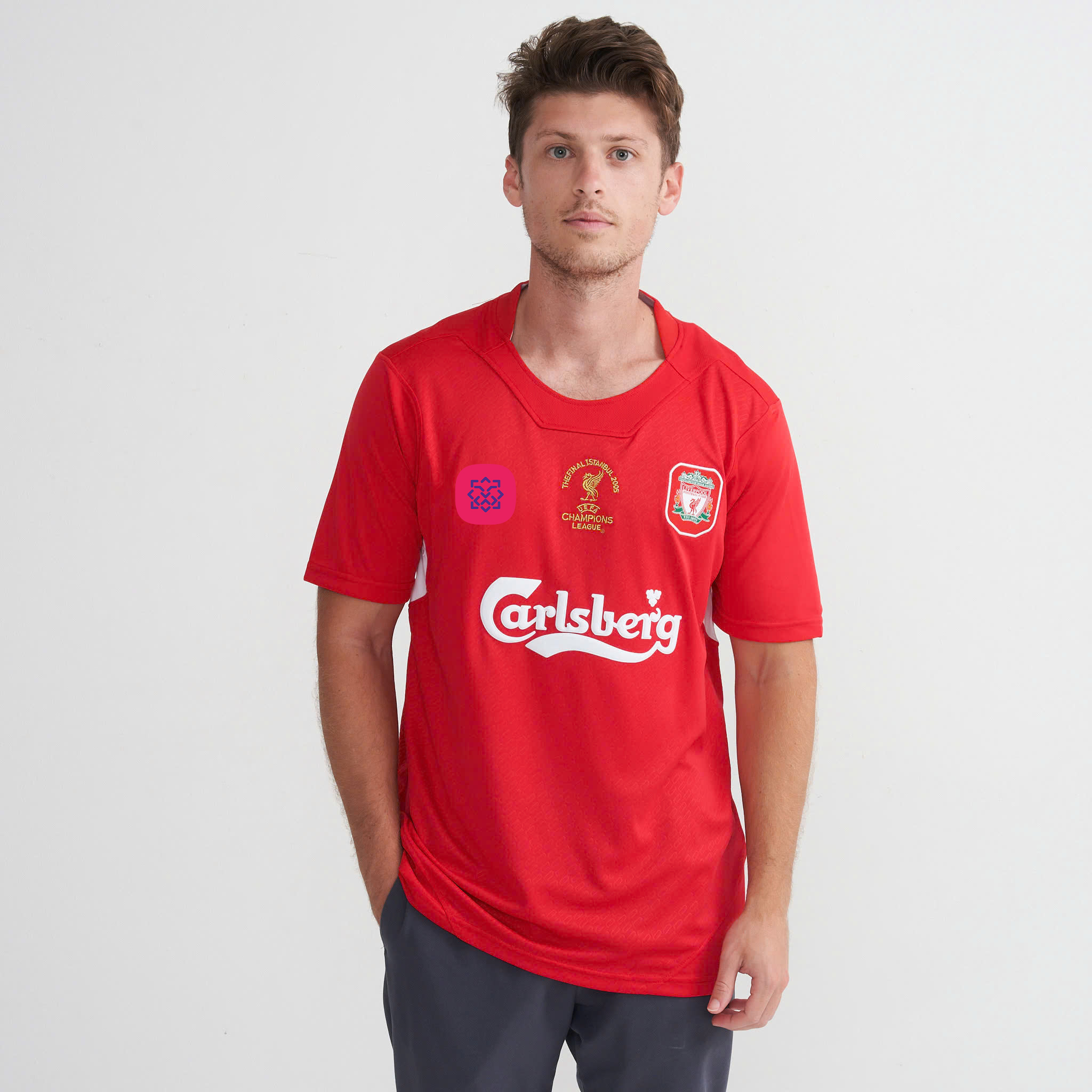 Áo Retro Liverpool sân nhà đỏ 2004/2005_thumbnail_0