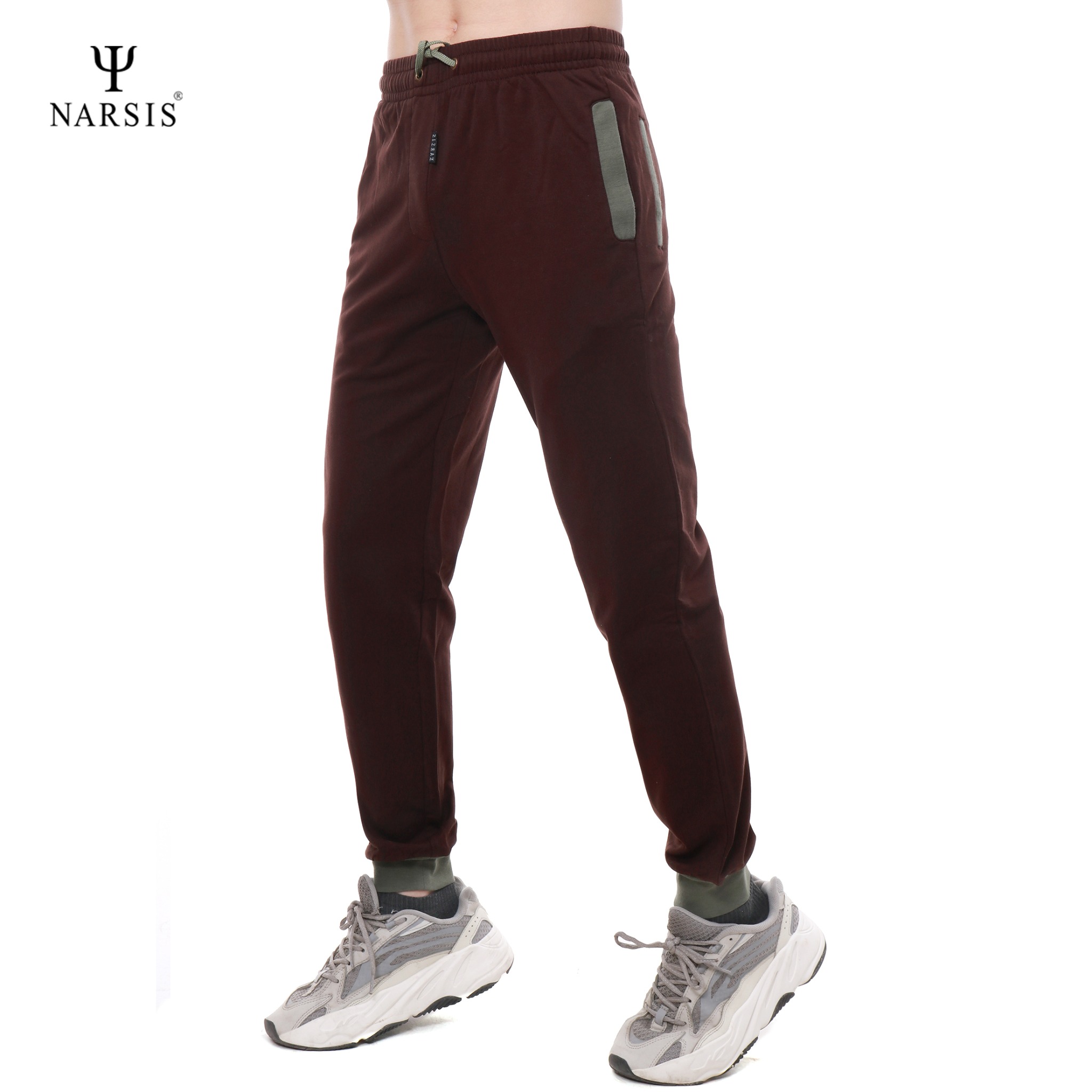 QUẦN DÀI NAM NARSIS  GHI ĐẬM G8007 NARSIS VẢI NỈ ẤM ÁP, MỀM MẠI, THÍCH HỢP MÙA ĐÔNG, GIỮ NHIỆT TỐT