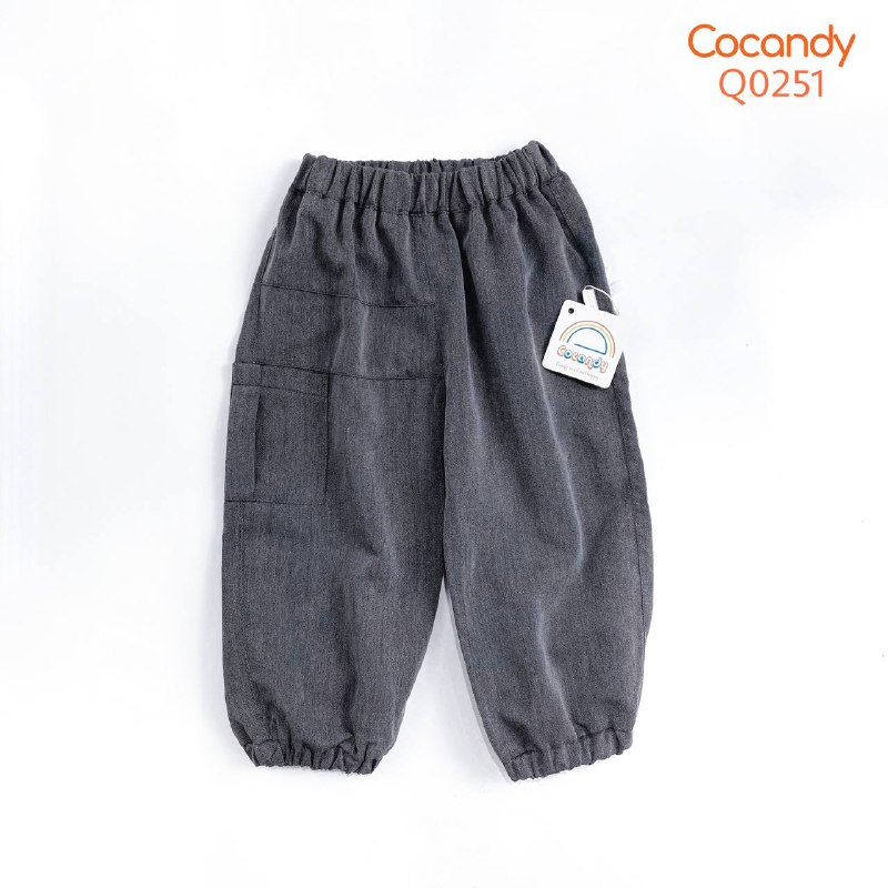 Quần dài GHI ĐEN phối túi_thumbnail_0