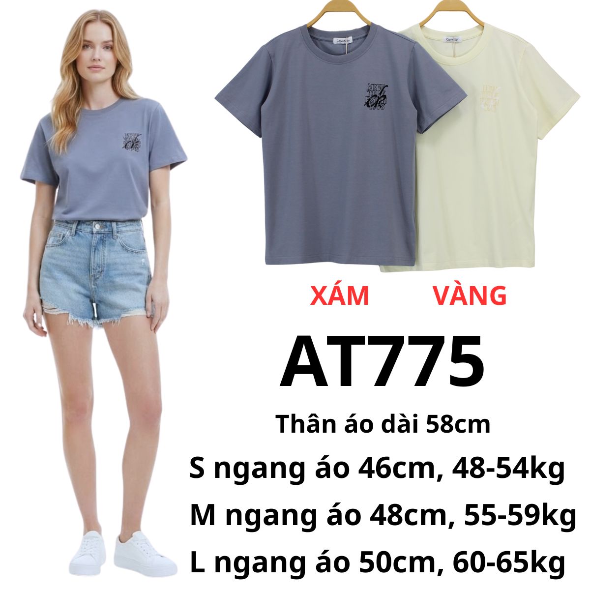 AT775- Áo thun Nữ CK