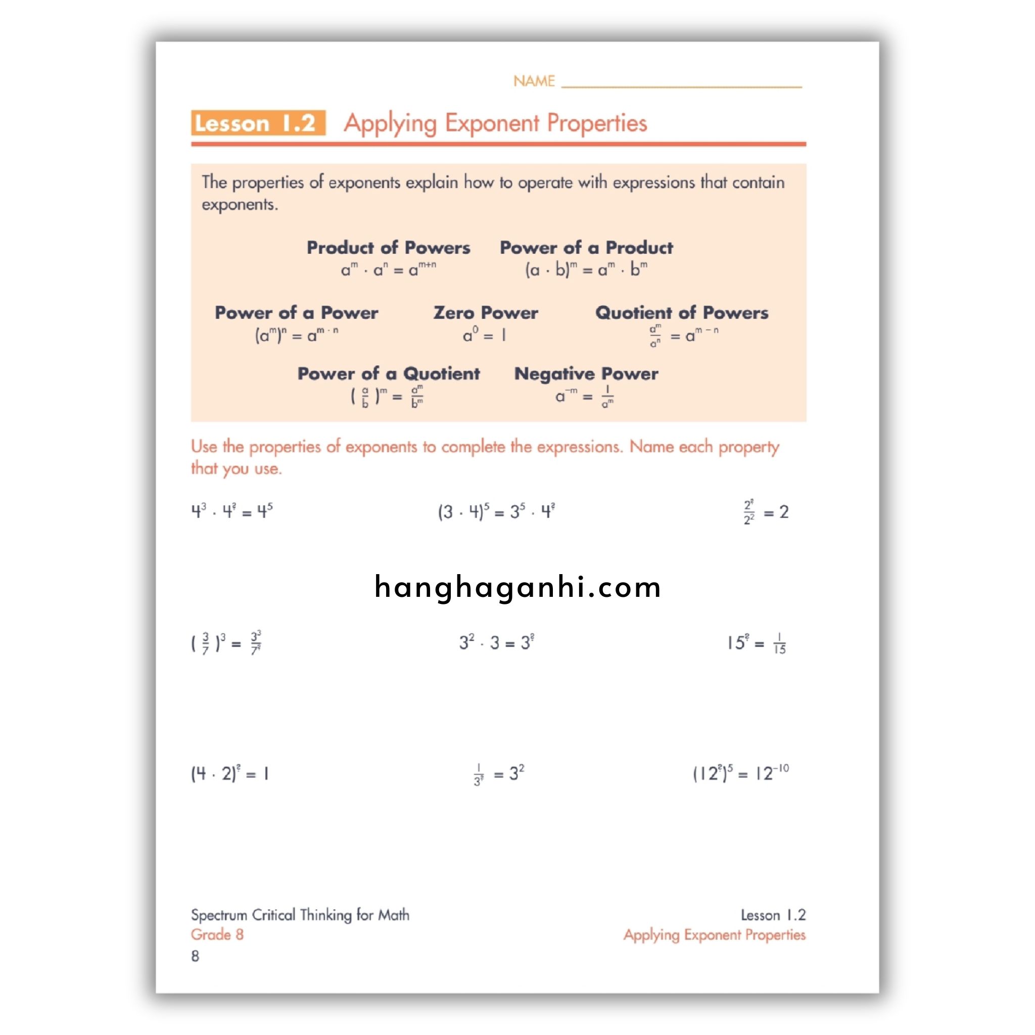 Sách Spectrum Critical Thinking for Math Workbook Grade 8_thumbnail_3