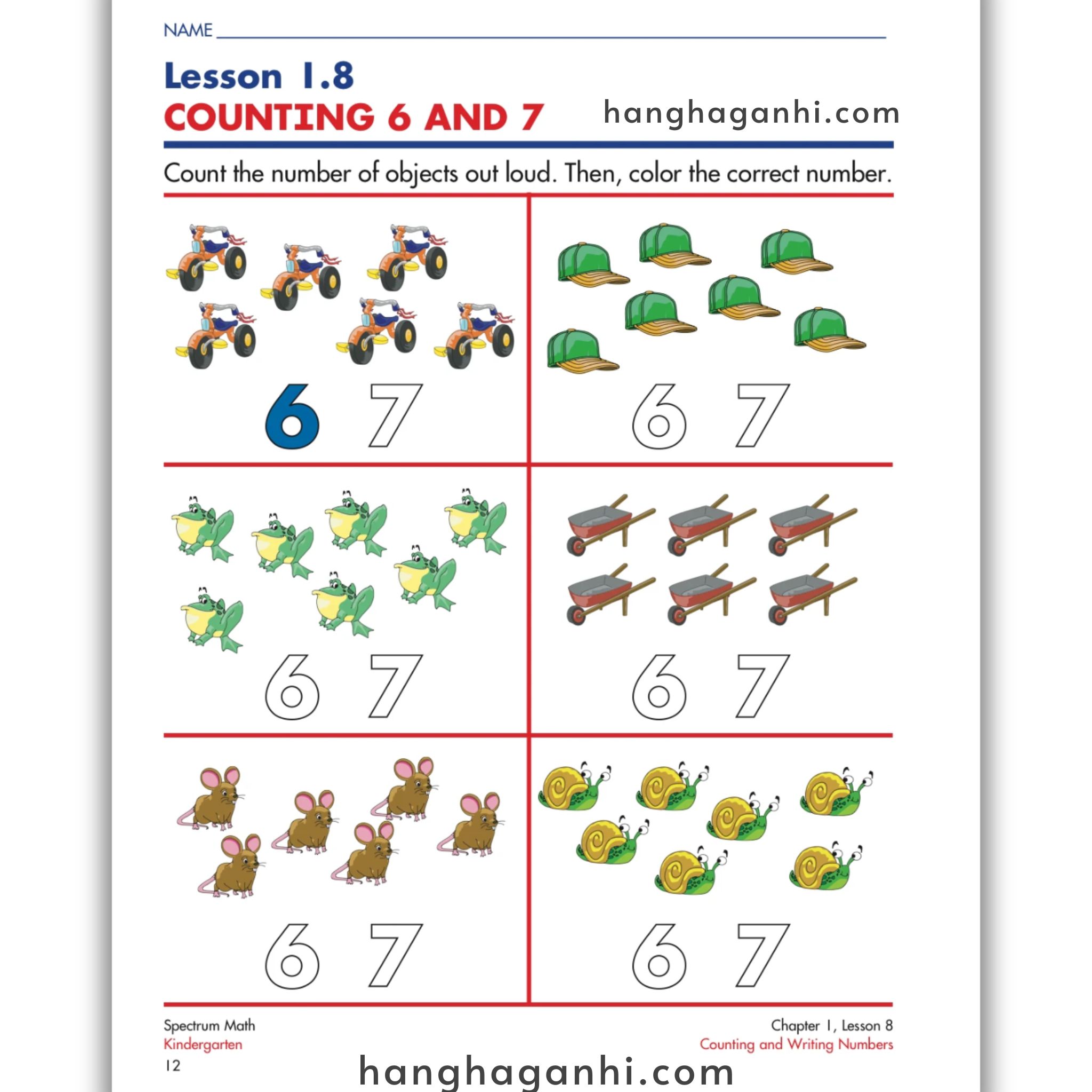 Spectrum Math Workbook Grade K- Sách Toán Tiếng Anh cho bé tiền tiểu học_thumbnail_5