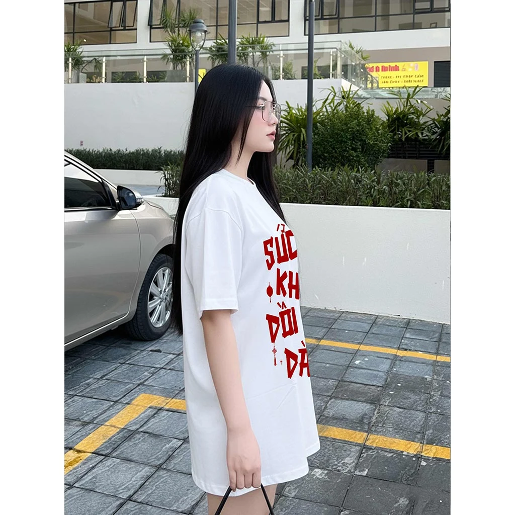 Áo thun nữ form rộng Miucho chất vải co giãn thoải mái thoáng mát lời chúc ngày tết 2879_thumbnail_5