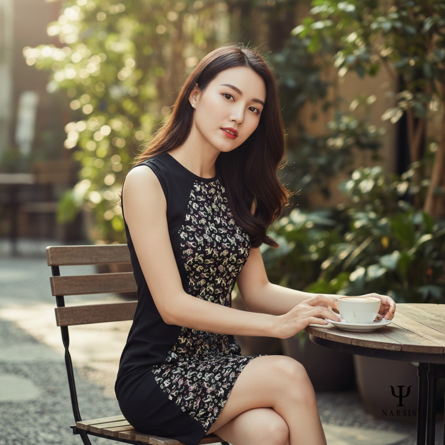 VÁY NỮ NEW1277 NARSIS CHẤT LIỆU THOÁNG MÁT, DỄ CHỊU, THOẢI MÁI CẢ NGÀY, DỄ VẬN ĐỘNG_thumbnail_2