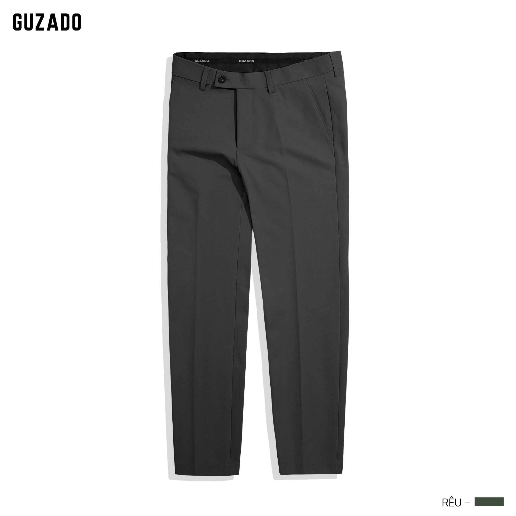 Quần Tây Nam Kaki GUZADO, Cạp Cao Dáng Đứng GTR01S_thumbnail_12