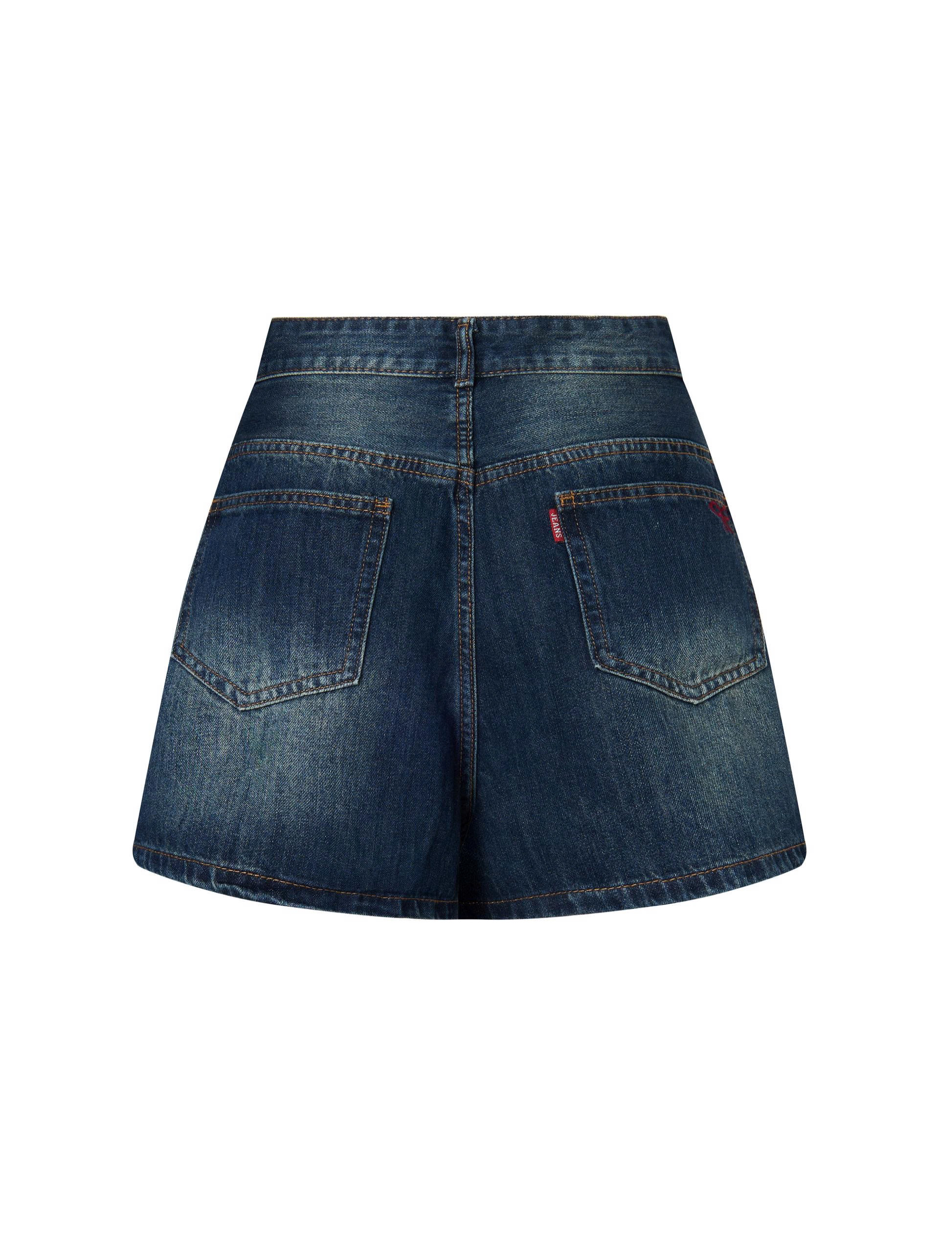 BIGSIZE - Quần váy jean rách kiểu T-QVJ2103 dành cho nàng béo