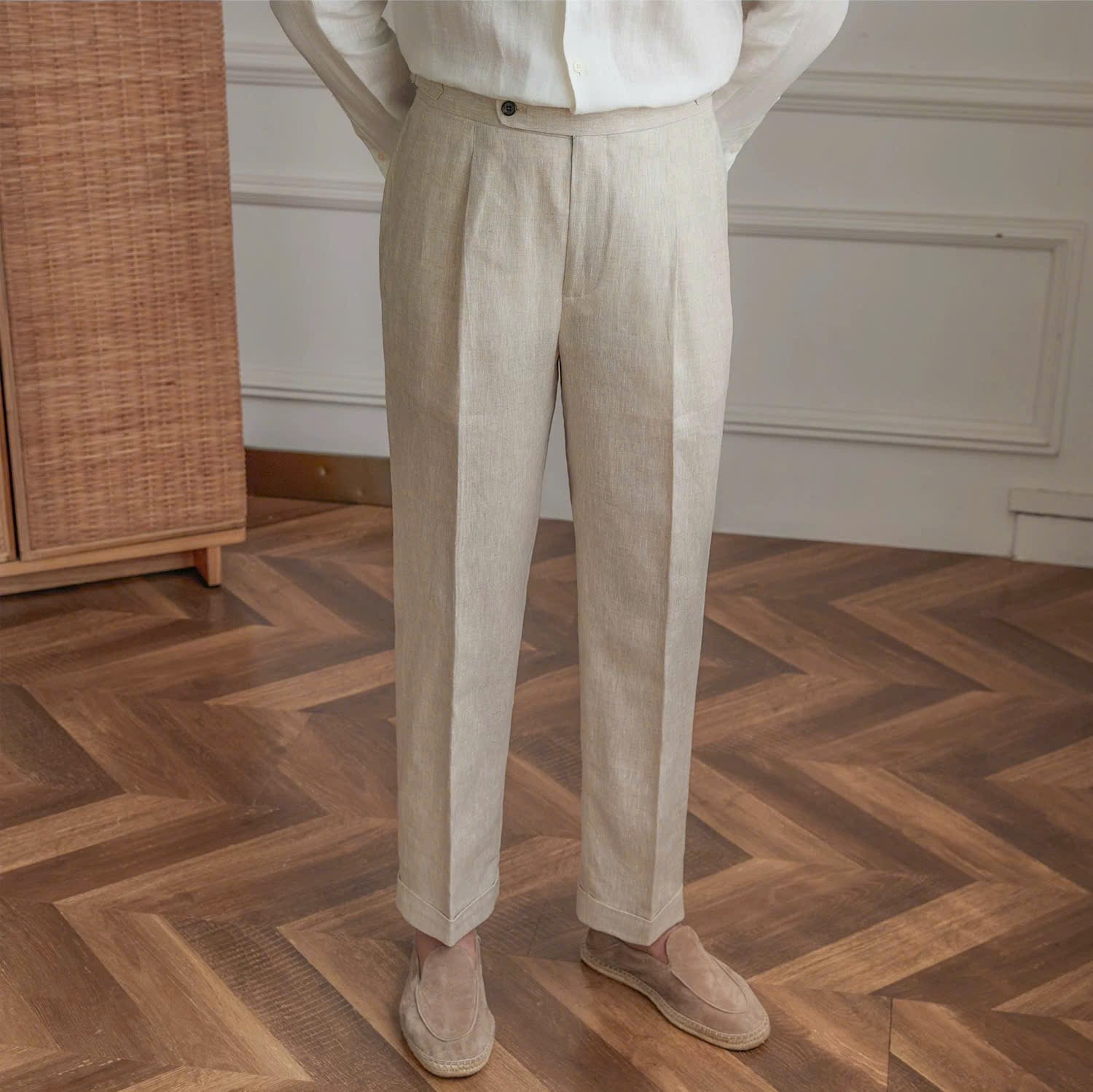 Sidetab Linen Trousers – Season 3_thumbnail_6