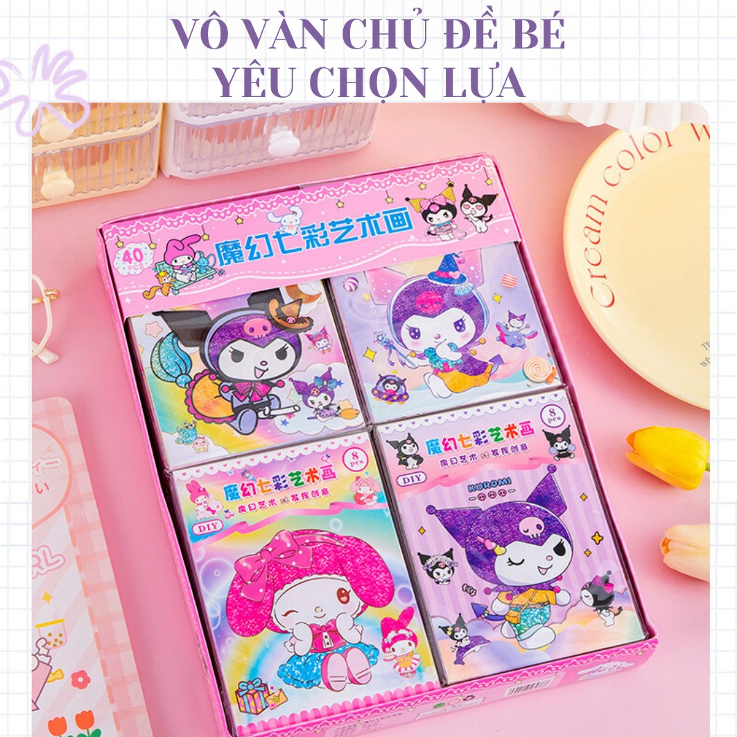 Tranh Bóc dán lấp lánh KUROMI_thumbnail_3