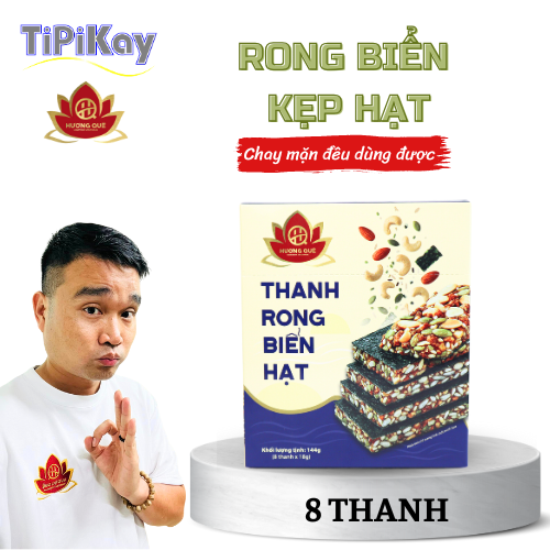 Thanh Rong Biển Hạt Hộp 144g (8 Thanh) TP144GTRBH