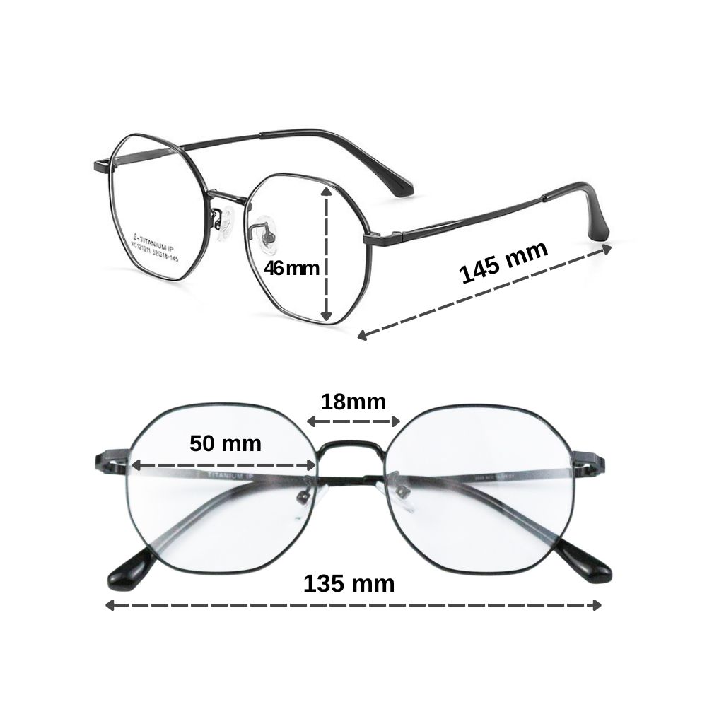 Classic Titanium Eyewear Oval Model_thumbnail_9