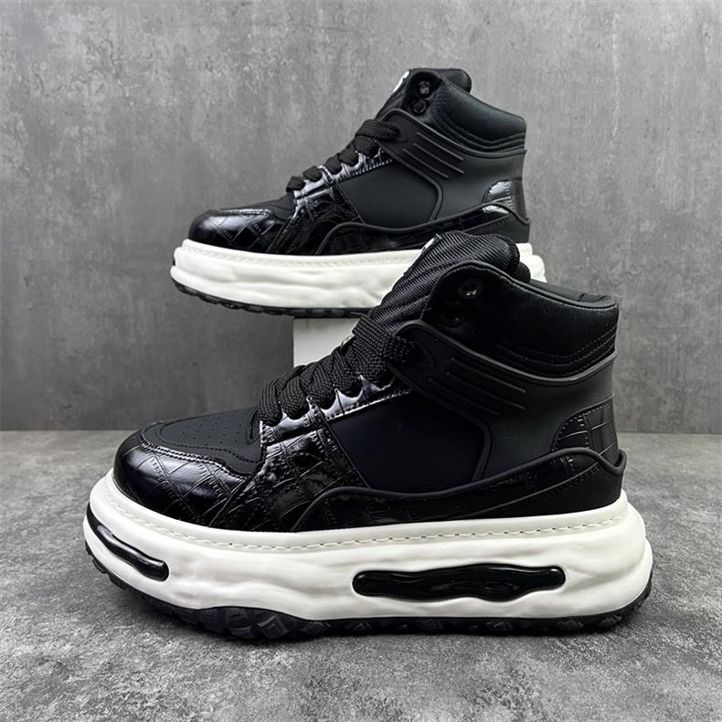 GA384 – Giày nam cao cổ da trơn đế mềm phong cách Hàn Quốc mùa đông_thumbnail_1