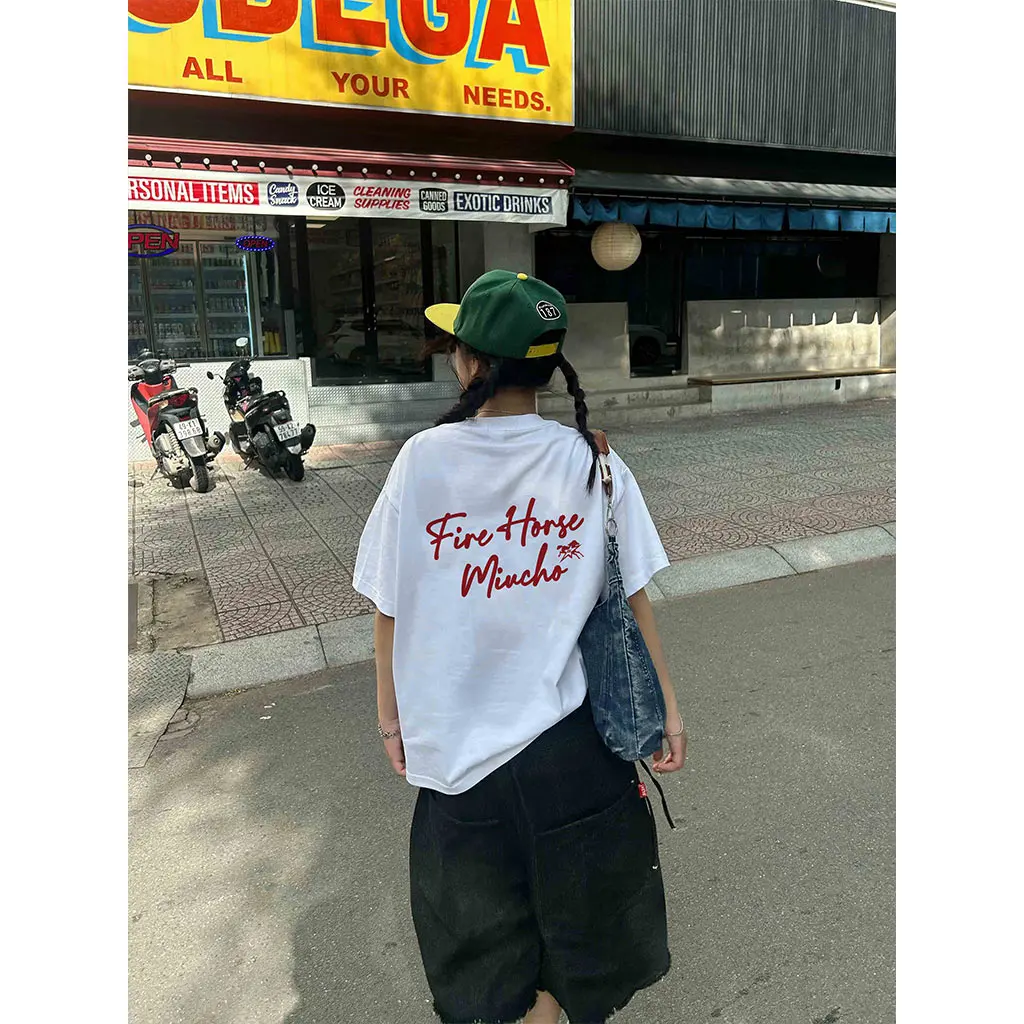 Áo thun boxy Tết Miucho vải cao cấp thoáng mát đứng form basic năng động in mix 2934_thumbnail_5