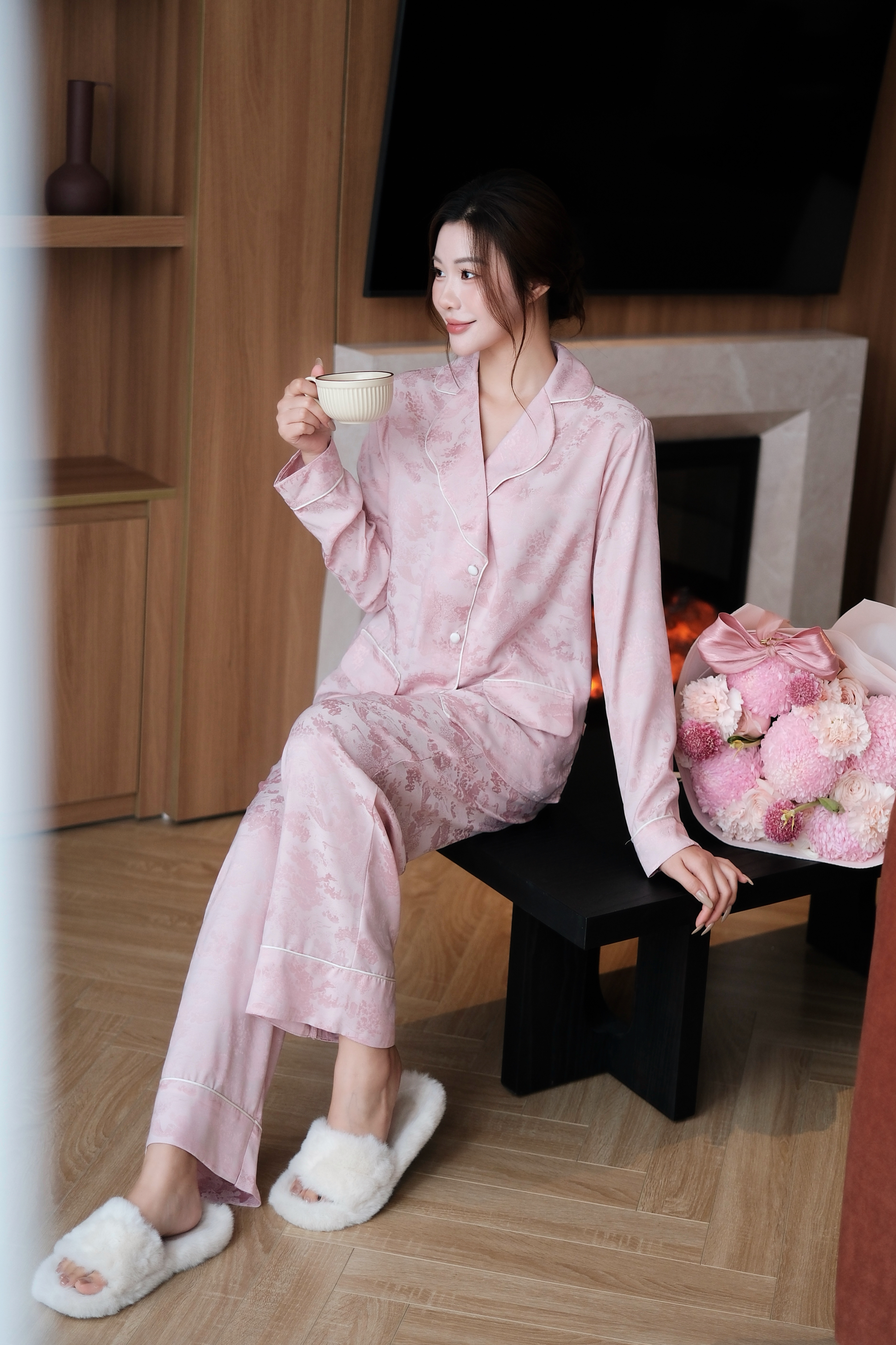 Bộ Gấm Áo Dài Tay, Quần Dài BN650_thumbnail_7