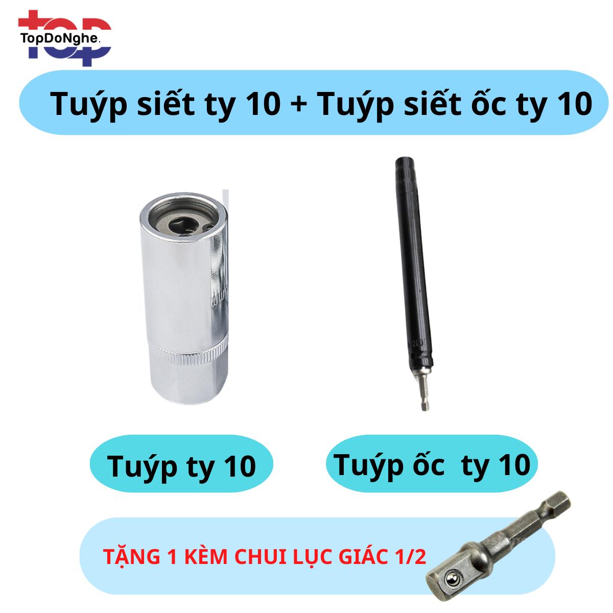 Đầu siết vặn ty ốc bulong ren răng 6 8 10 12mm, hàng chuẩn siết ty thợ thạch cao, điều hoà, PCCC tiện lợi nhanh chống._thumbnail_1
