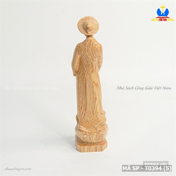 Tượng Mẹ La vang 15cm gỗ Pơmu_thumbnail_1