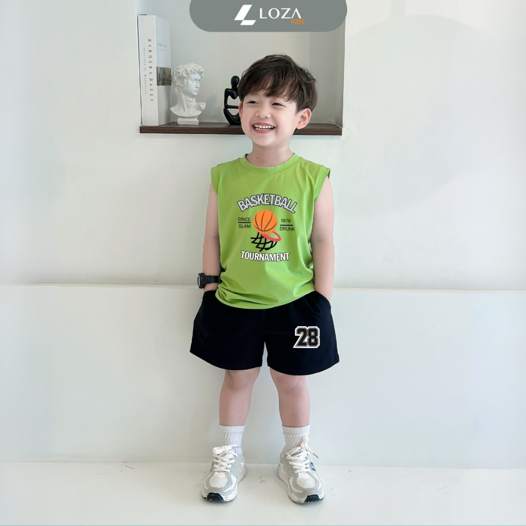 Bộ ba lỗ bé trai in hình bóng rổ - Loza Kids BL346_thumbnail_6