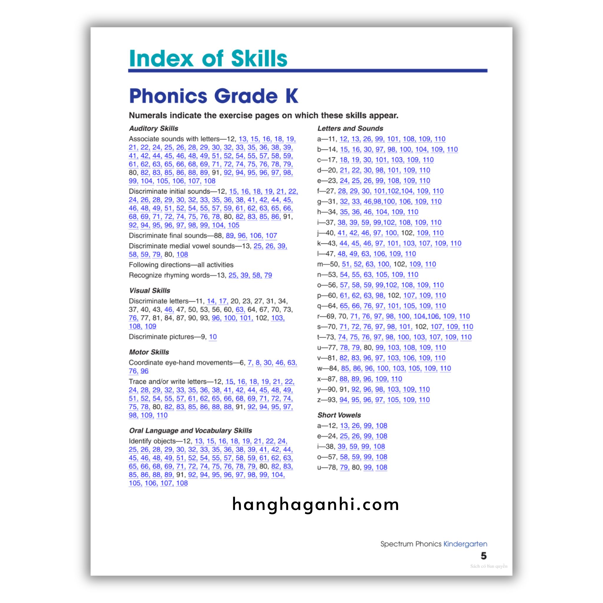 Sách Spectrum Phonics Workbook Grade K_thumbnail_3