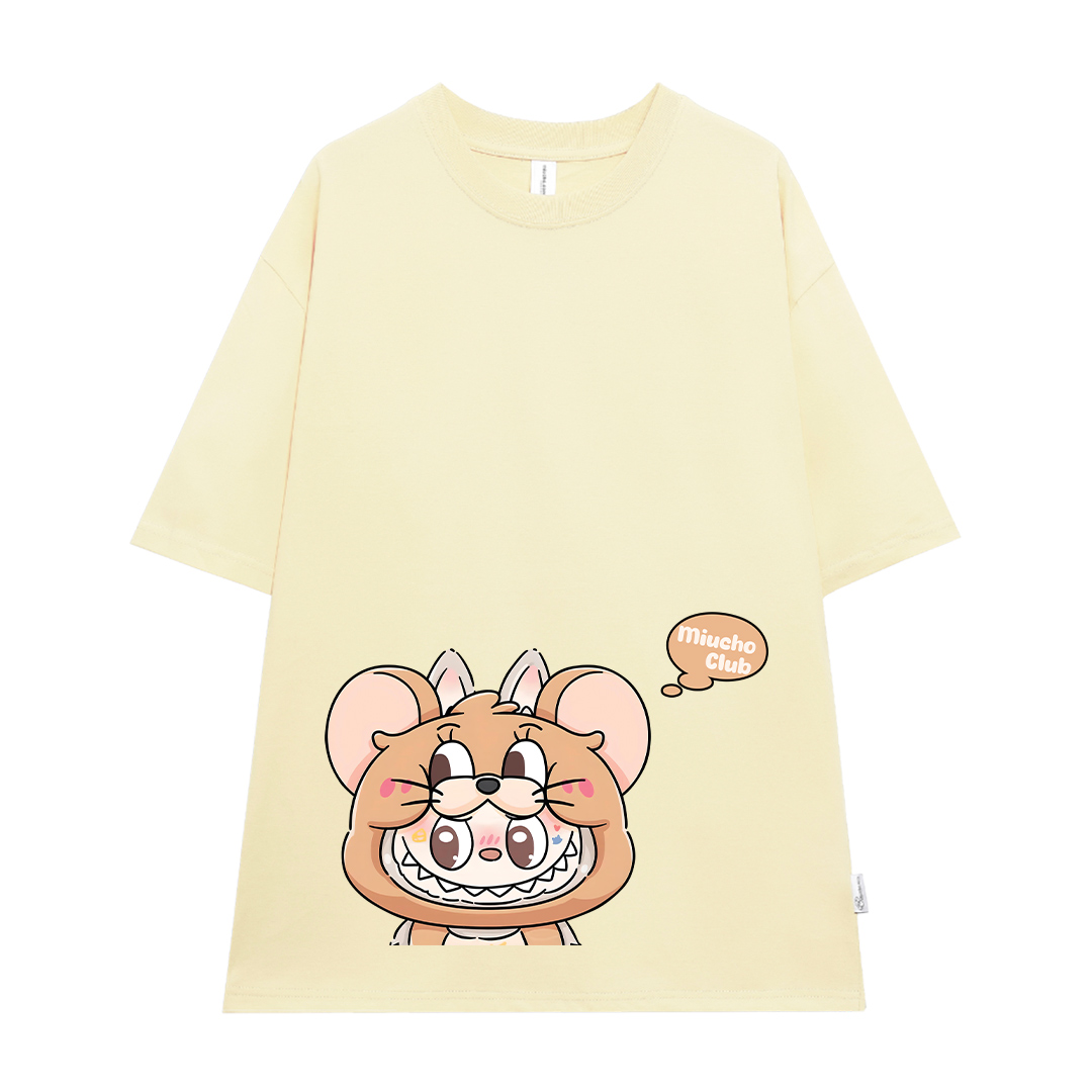 Áo thun cặp đôi couple labubu Tom and Jery đáng yêu ATD1472 Miucho vải cotton cổ tròn in mix_thumbnail_6