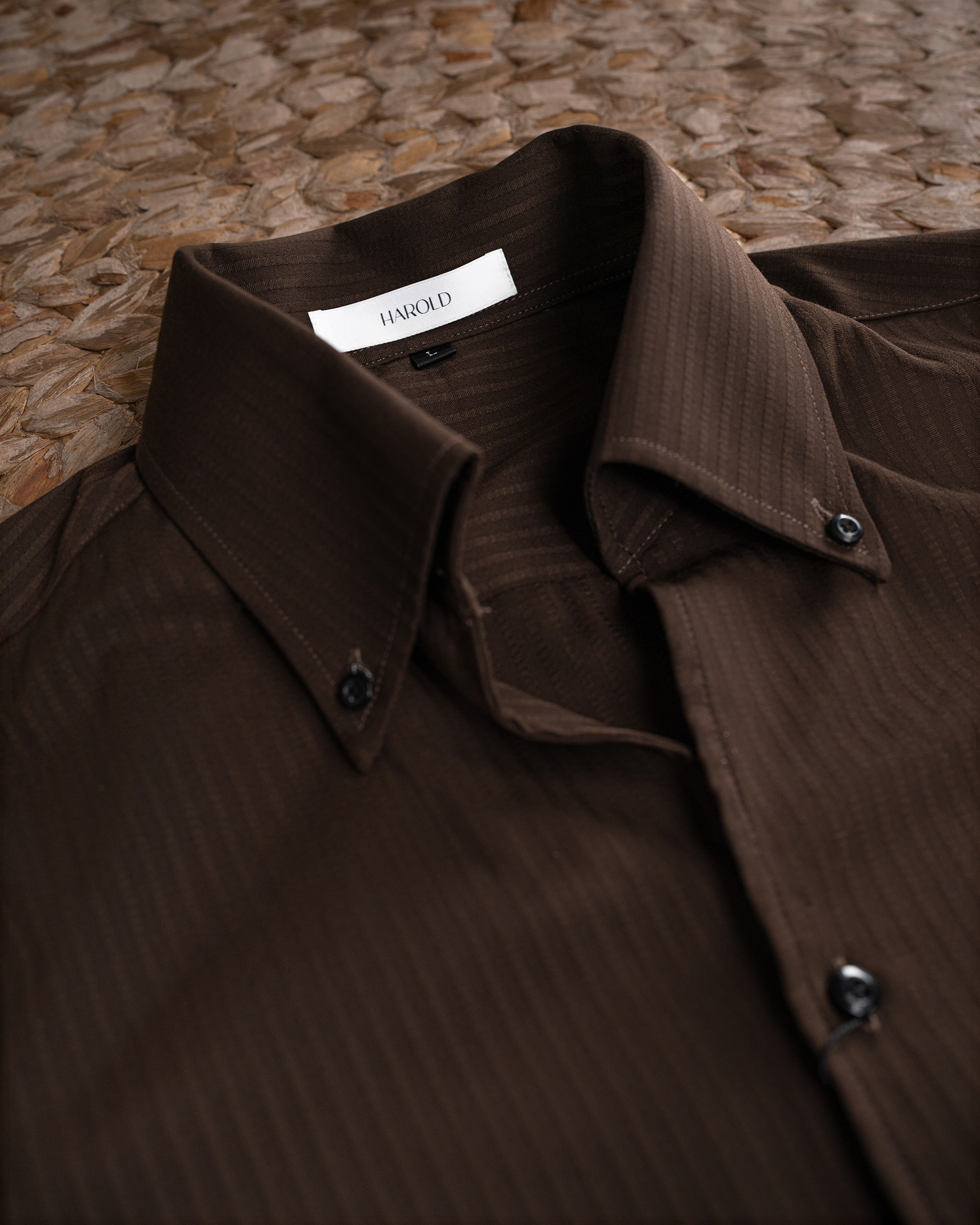 Sơ Mi Button Down Sọc Tiger Pin_thumbnail_2