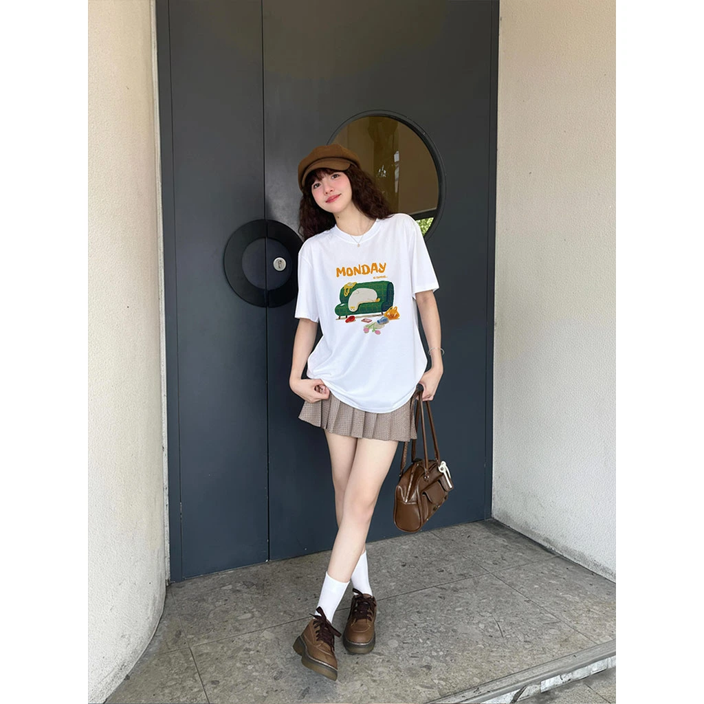 Áo thun nam form boxy Miucho Club chất vải dày dặn thoáng mát Monday in mix 2873_thumbnail_3