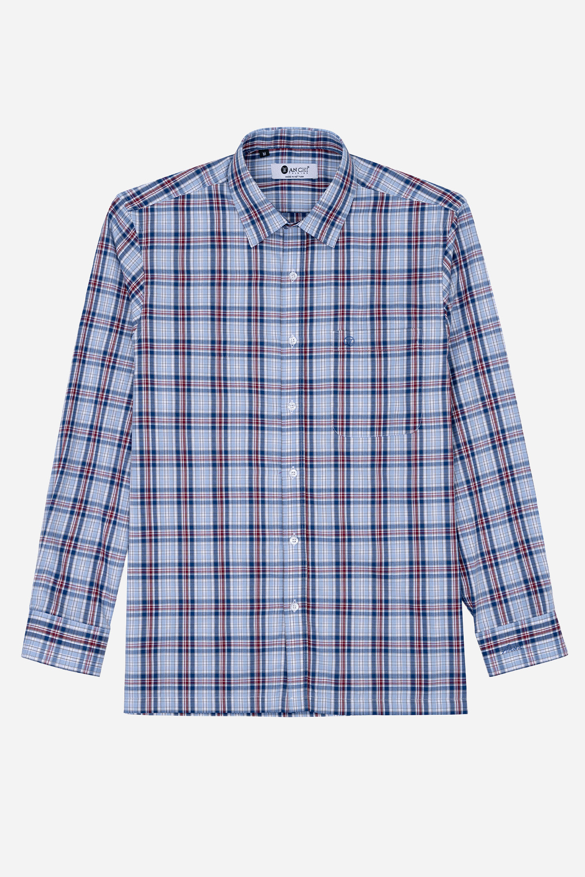 Áo Sơ Mi Caro Dài Tay Nam Trung Niên Sợi Tre Khử Mùi Chống Nhăn_thumbnail_34