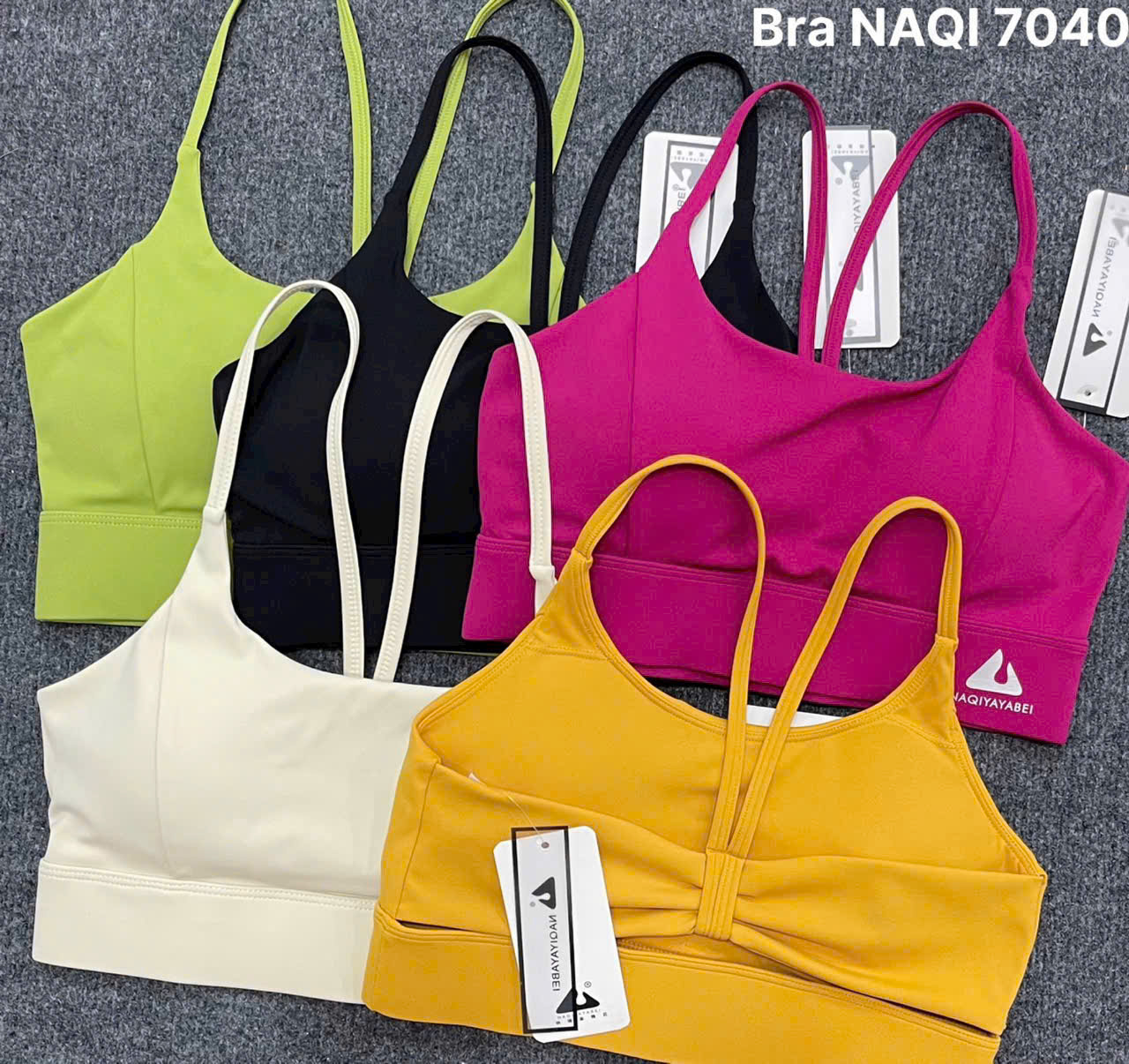 Áo Bra Thể Thao 2 Dây Lưng Nơ
