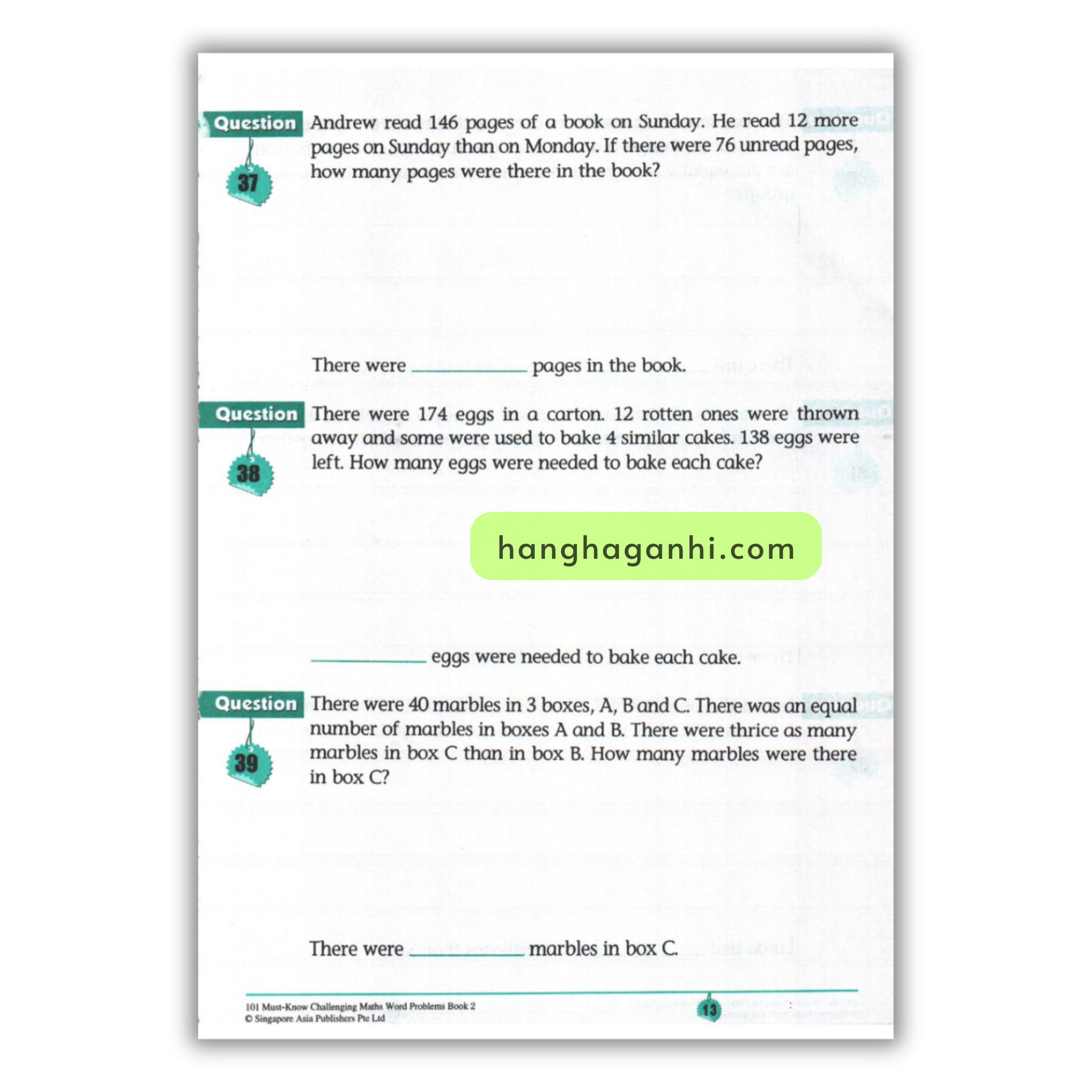 [Sách] 101 Must- Know Challenging Maths Word Problems Book 2_thumbnail_5